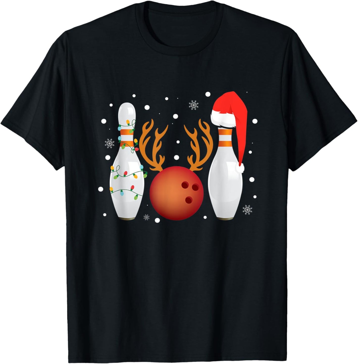 Christmas Bowling Santa Hat Xmas Holiday Season