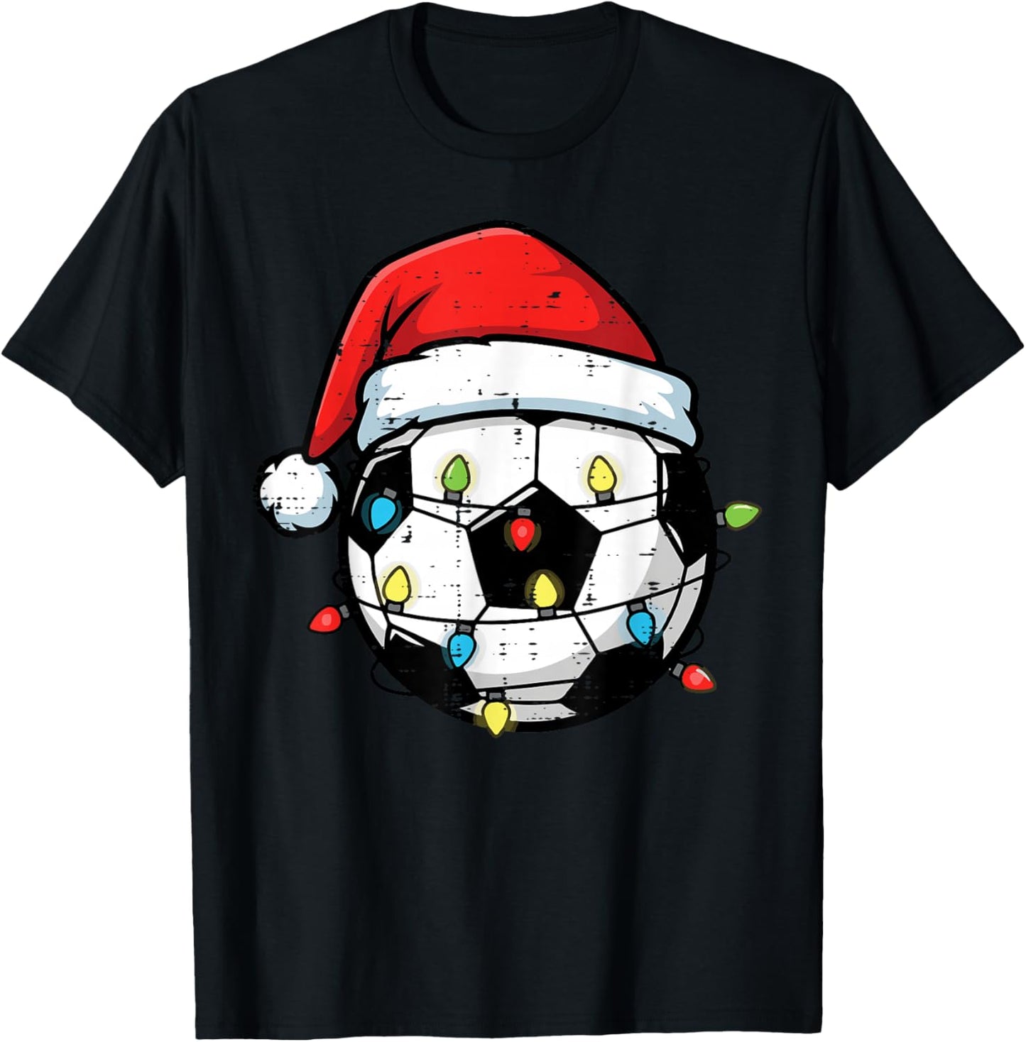 Christmas Soccer Ball Santa Xmas Football Sport Men Boys Kid
