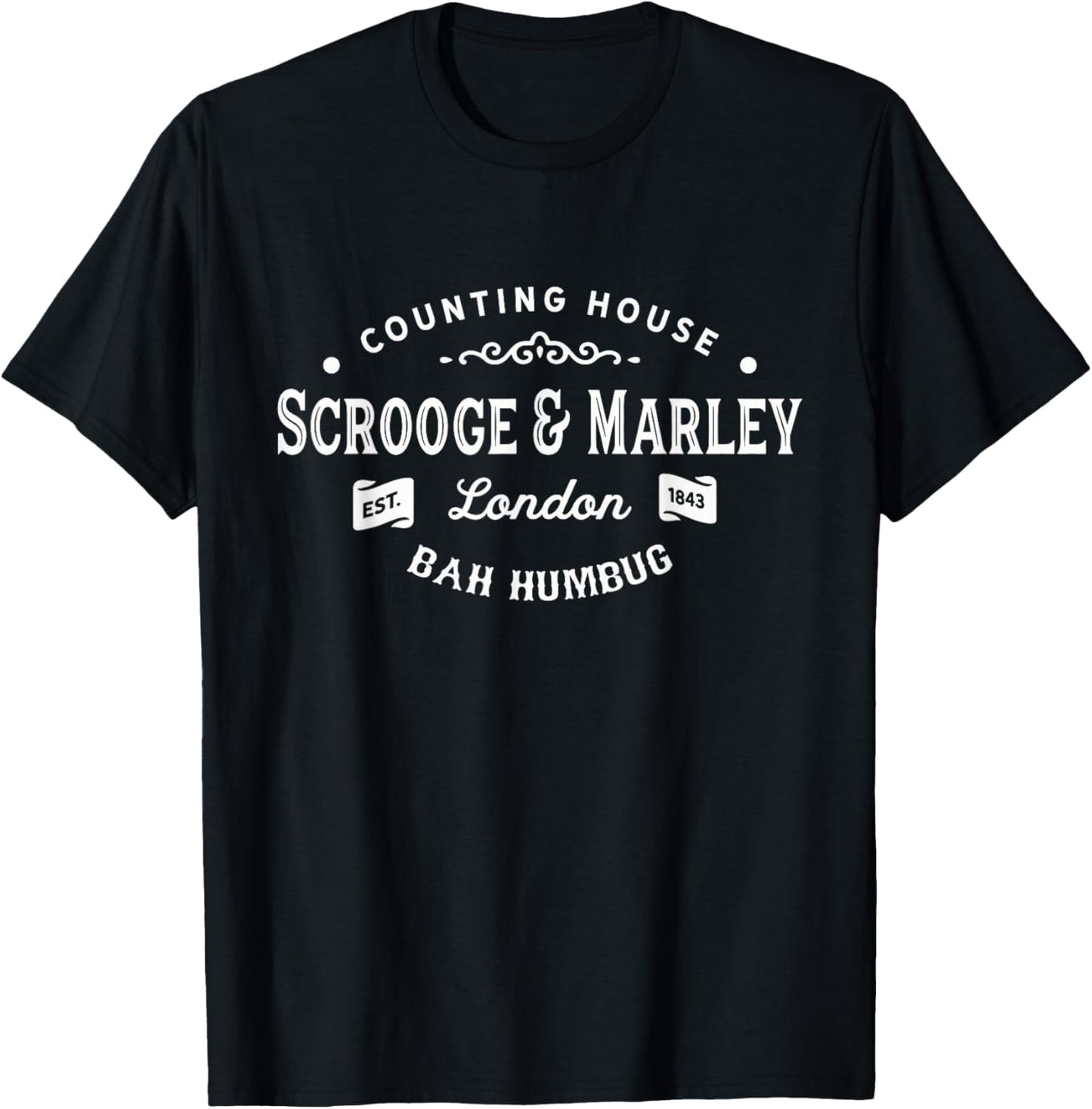 Scrooge and Marley Counting House Christmas Carol Bah Humbug