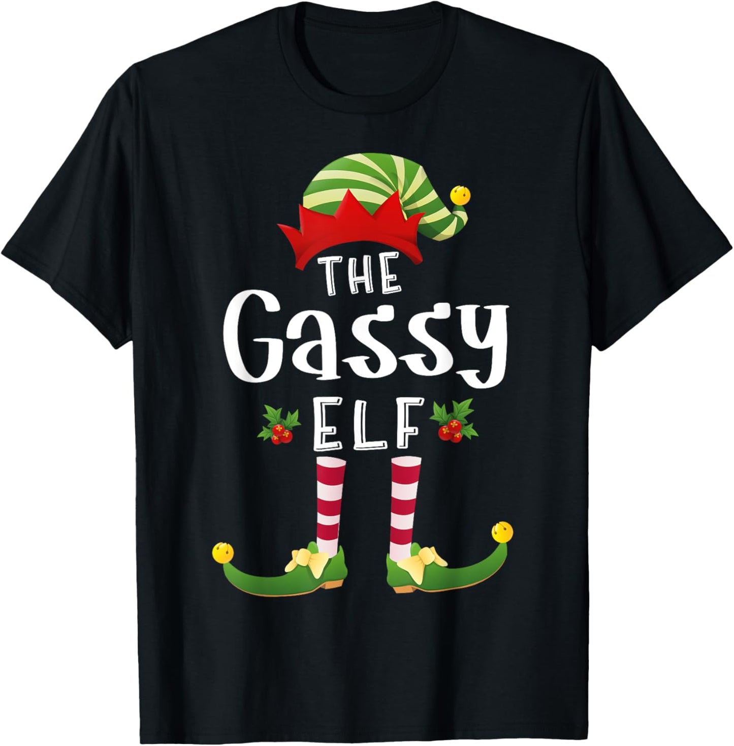 Gassy Christmas Elf Matching Pajama X-Mas Party