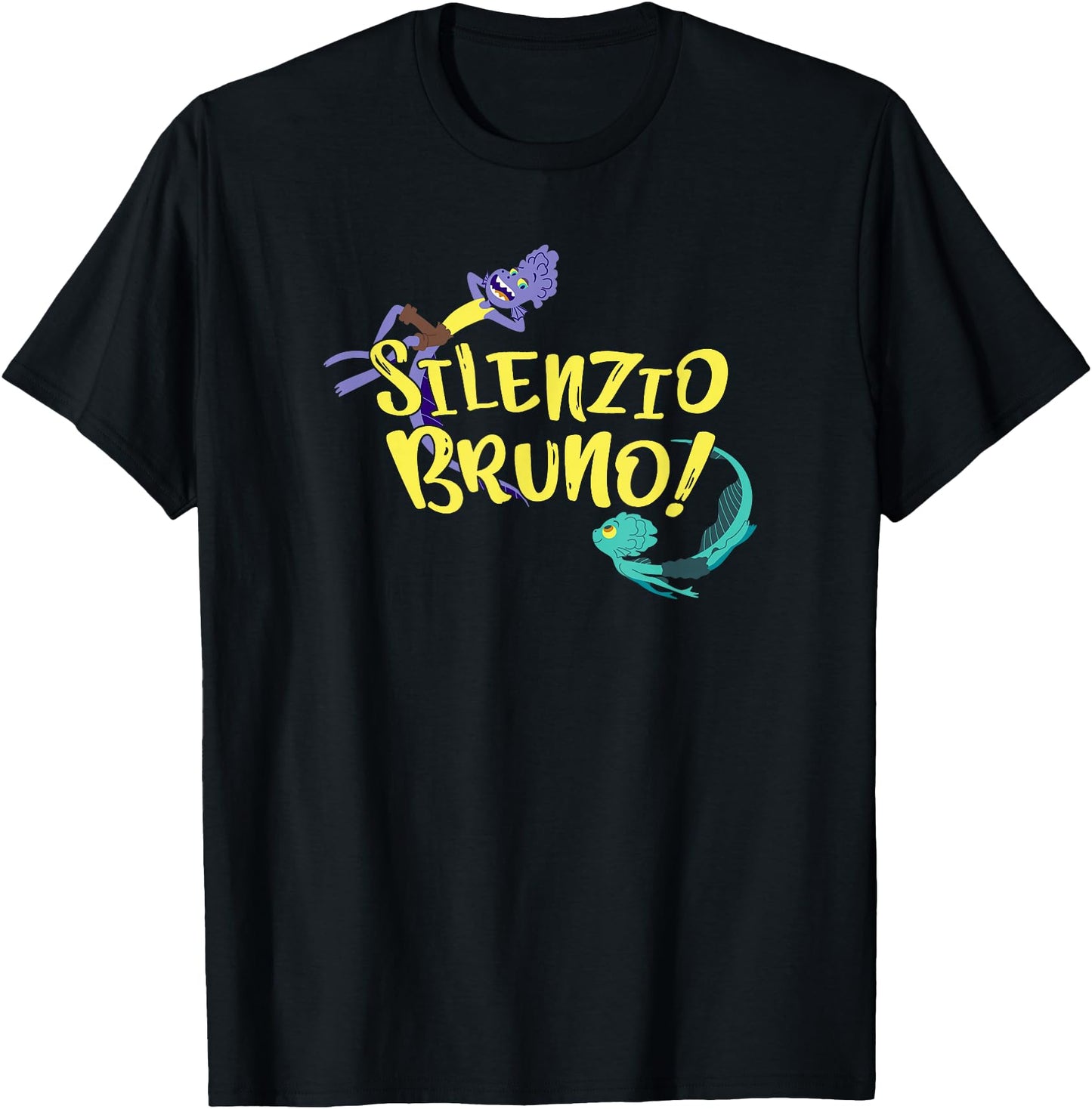Disney Pixar Luca Silenzio Bruno! Characters Swimming