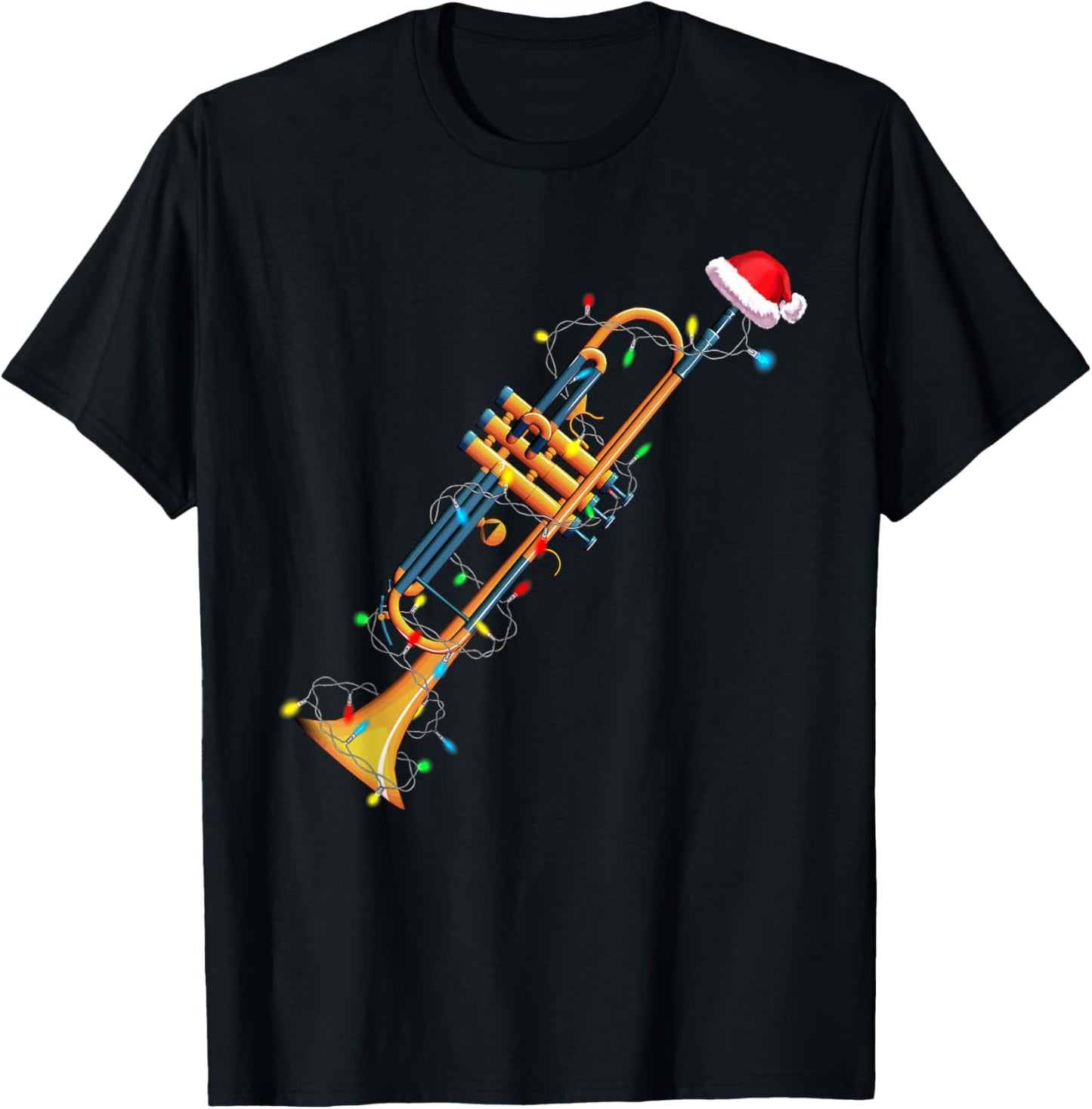 Funny Christmas Trumpet Tree Xmas Trumpet Player Gift