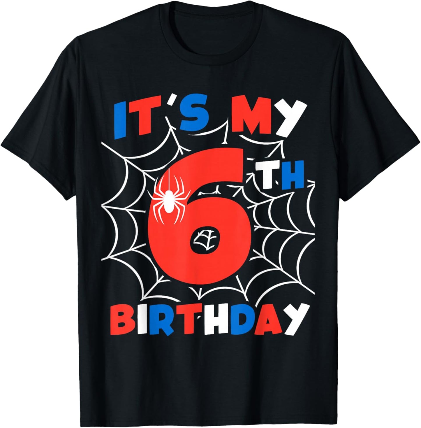 Spider Web 6th Birthday Party 6 Year Old Birthday Boys Kids