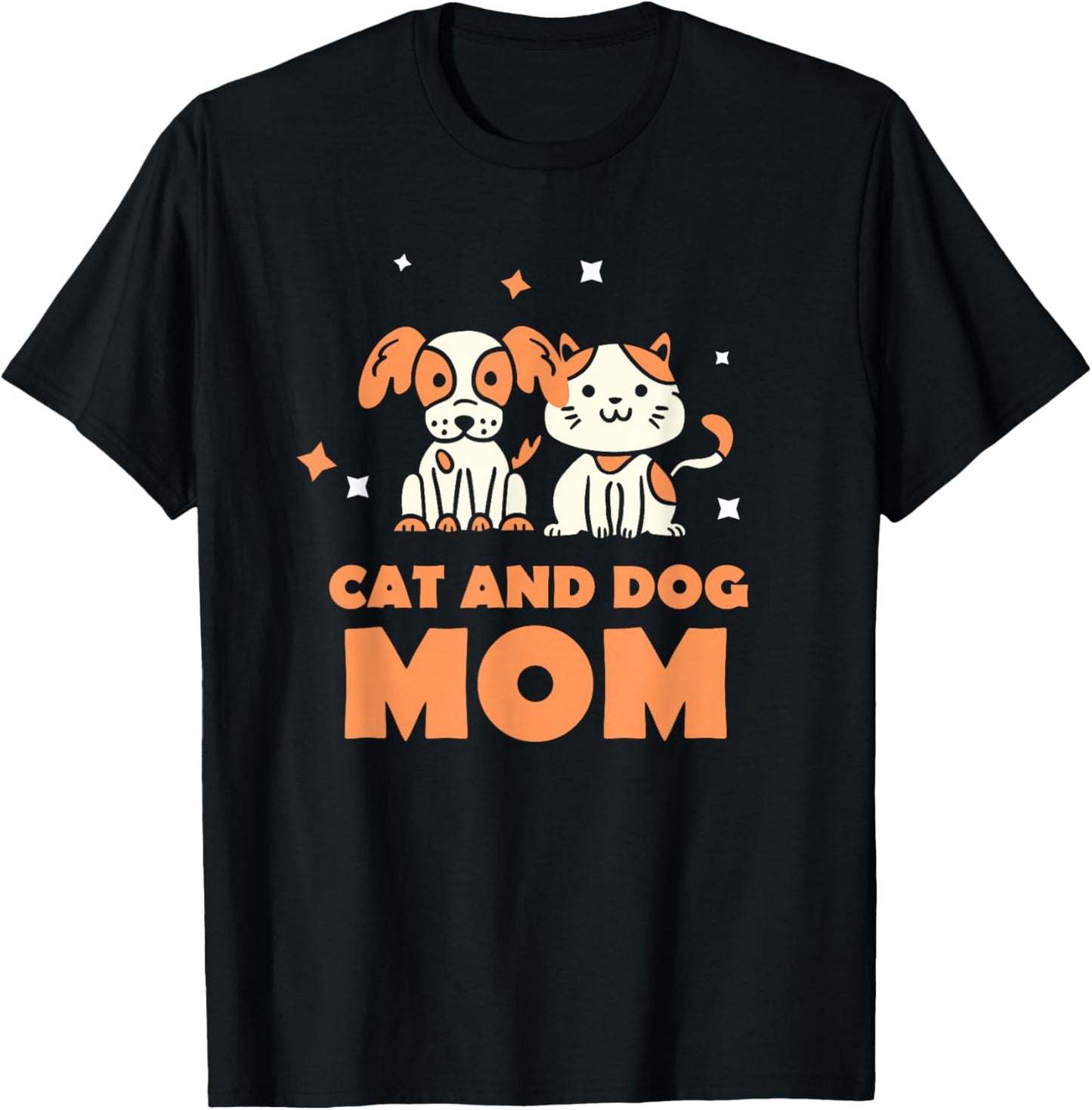 Cat and Dog Mum Lovers Dogs Cats Mother Mami T-Shirt
