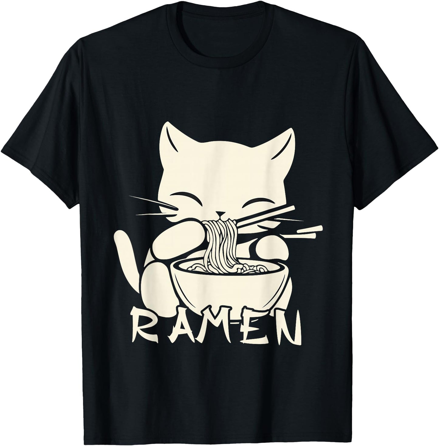 Kawaii Noodles Soup Anime Japanese Ramen Cat Teens Girls