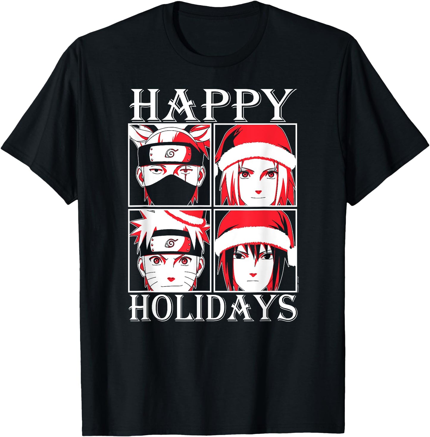 Naruto Shippuden Happy Holidays Characters Anime
