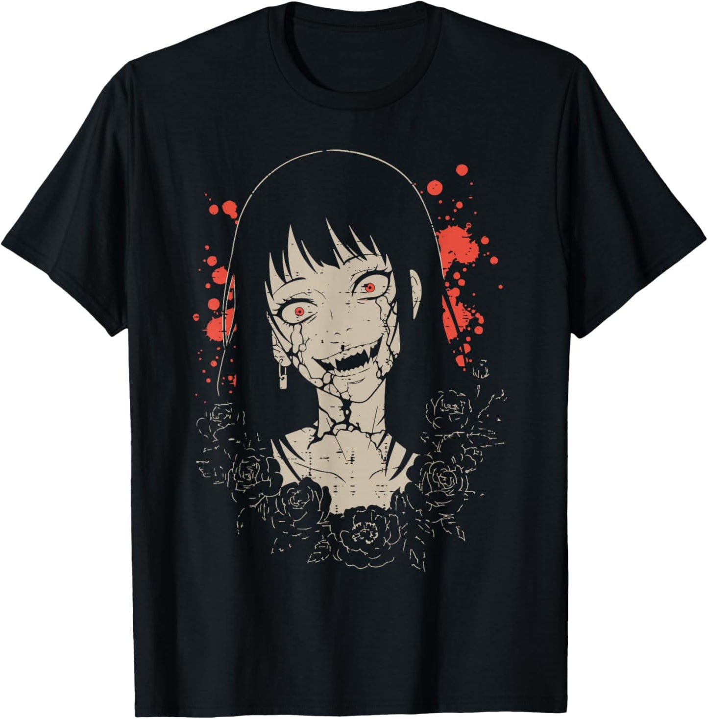 Zombie Anime Girl Japanese Manga Art Goth Women Men Kids