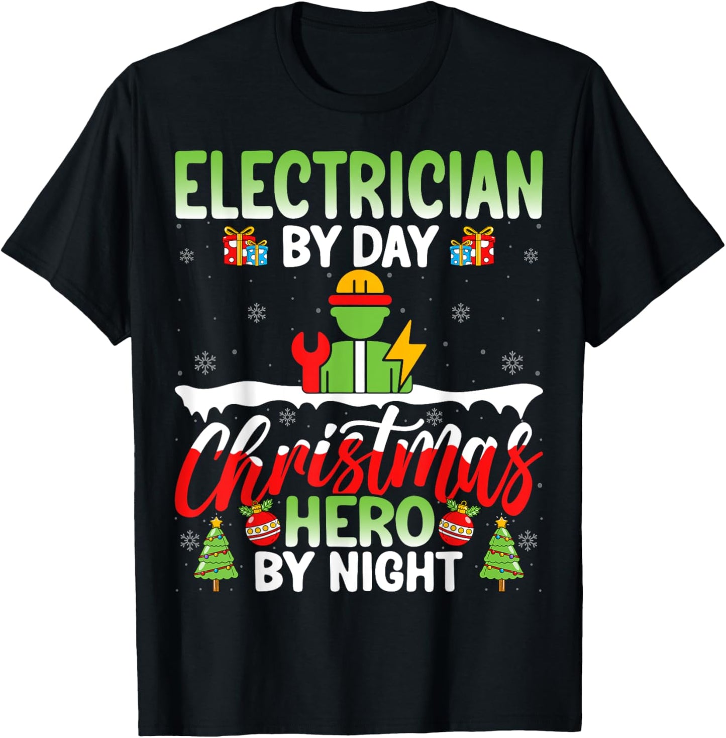 Electrician by Day Christmas Xmas - Electrician Christmas