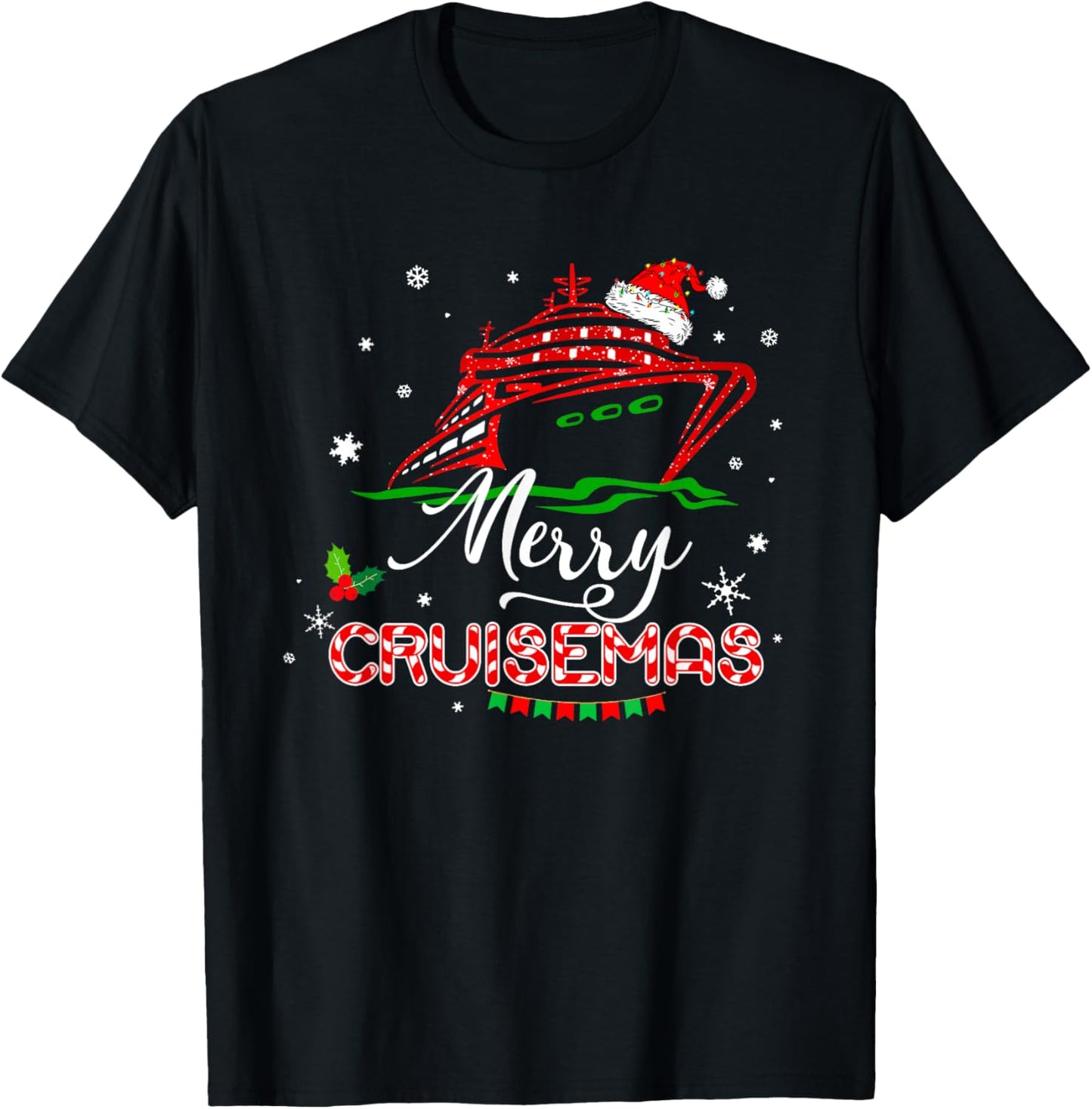 Funny Family Cruise Christmas Merry Cruisemas Boat Trip Xmas