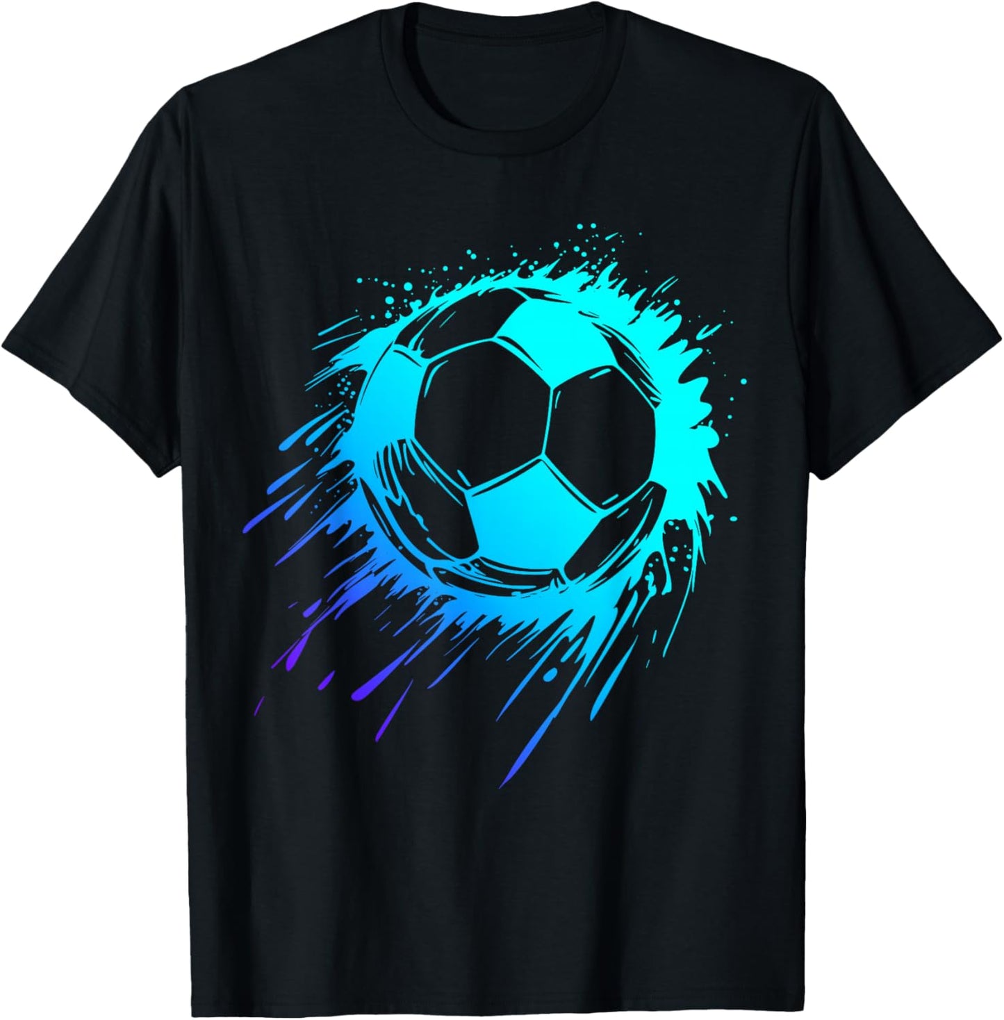 Blue Soccer Ball Soccer Player Mens Soccer Boys Soccer