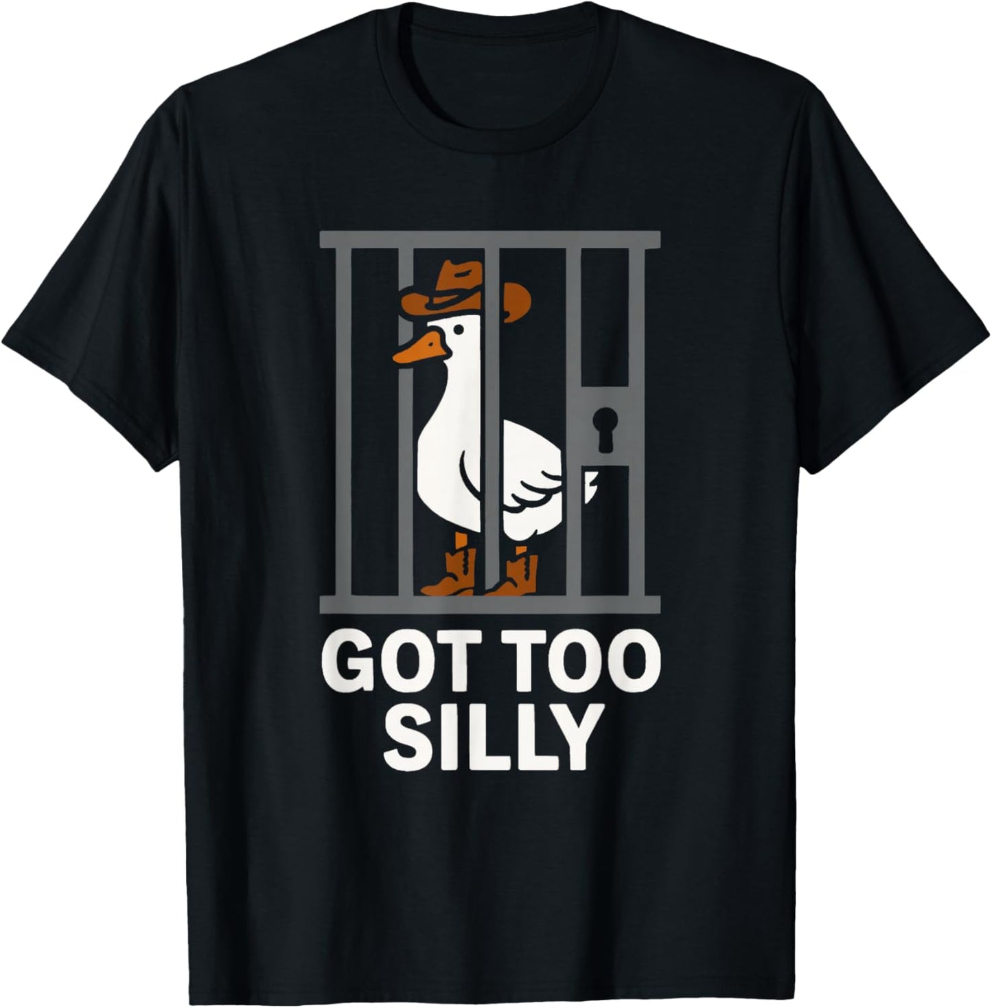 Got Too Silly Cowboy Goose Funny Meme Design