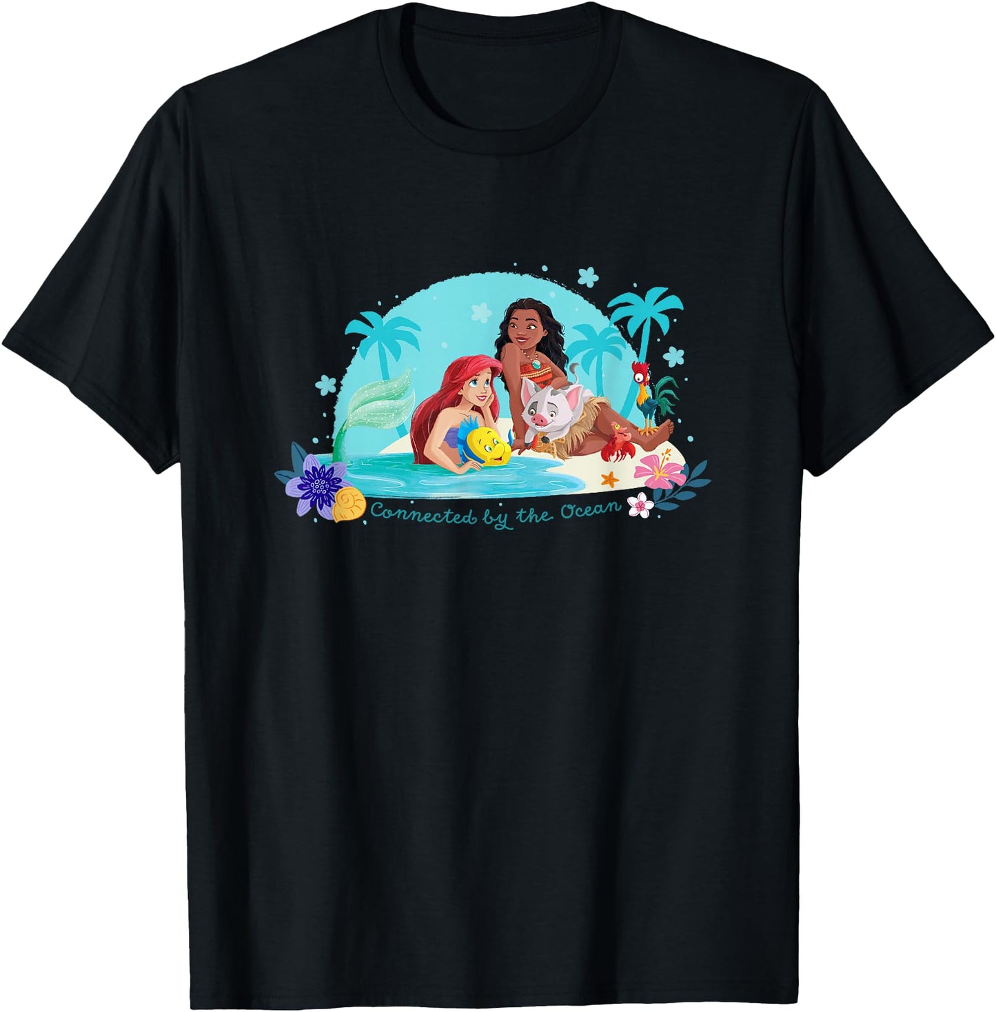 Disney Princess Connected By The Ocean Ariel & Moana