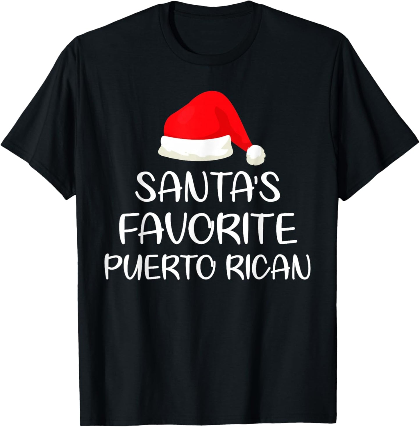 Santa's Favorite Puerto Rican Matching Family Xmas