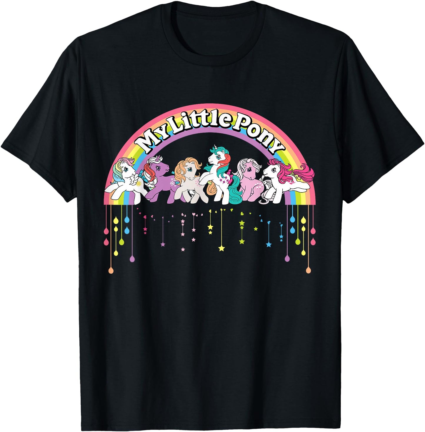 Logo Retro Cartoon Rainbow Dash Fluttershy Rarity