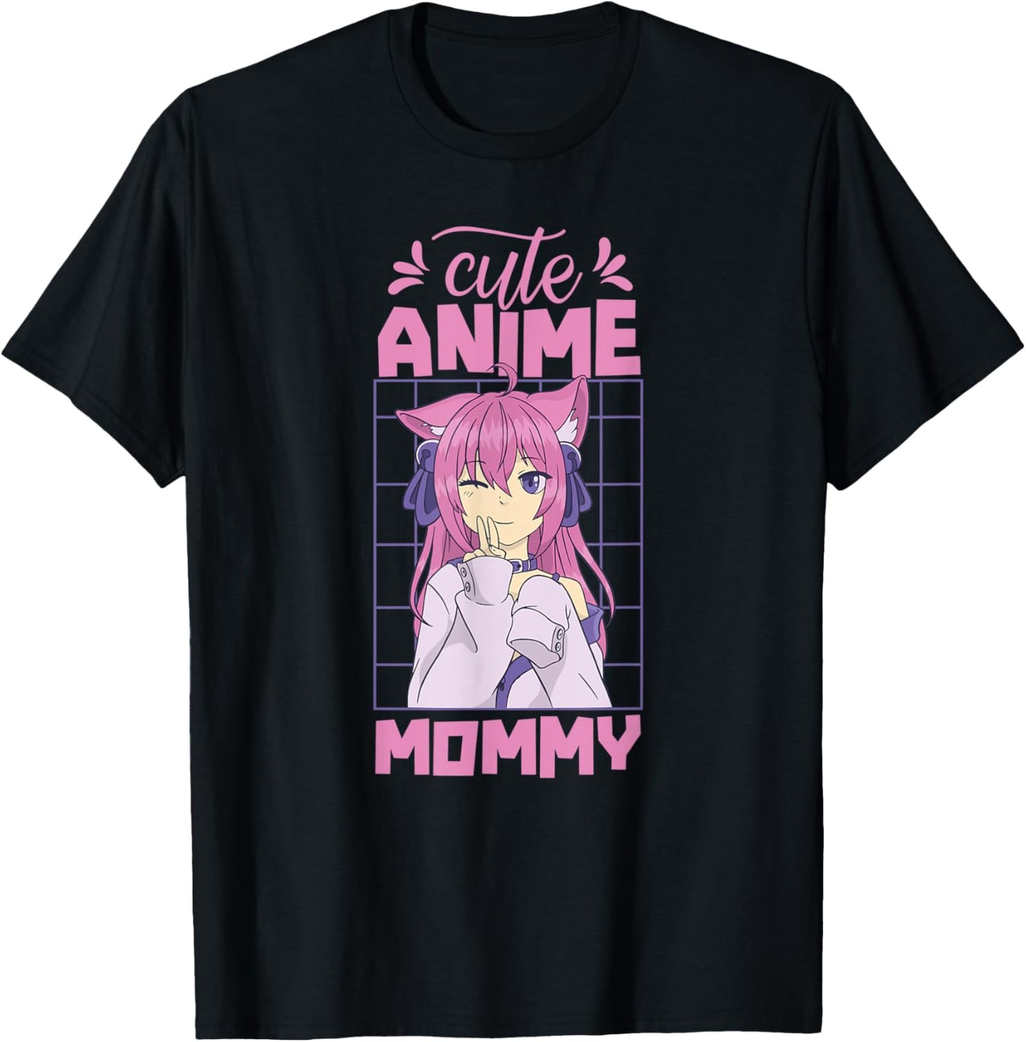 Cute Anime Mommy Hobby Animes Lover Saying Mom Mother Mama