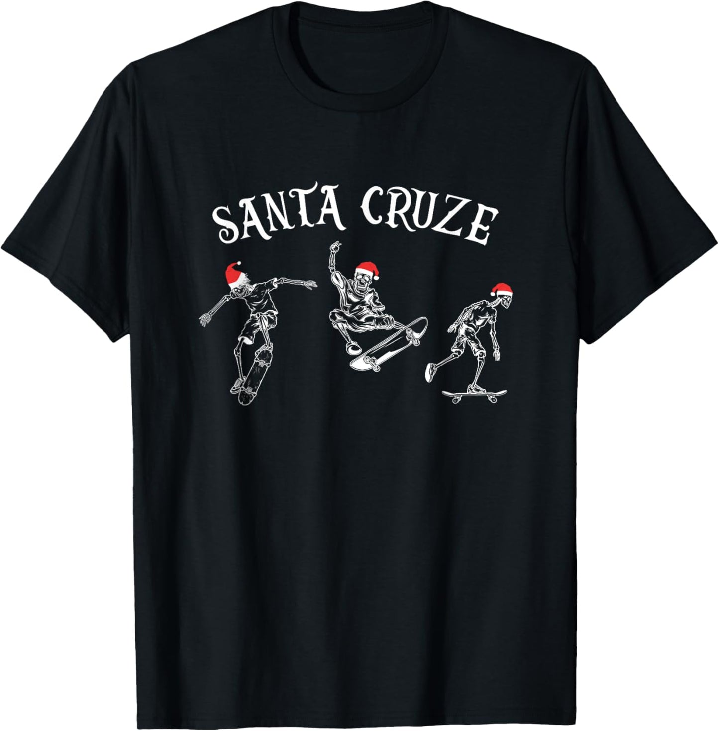 Santa Cruze Skater Skateboarding Christmas Halloween Costume