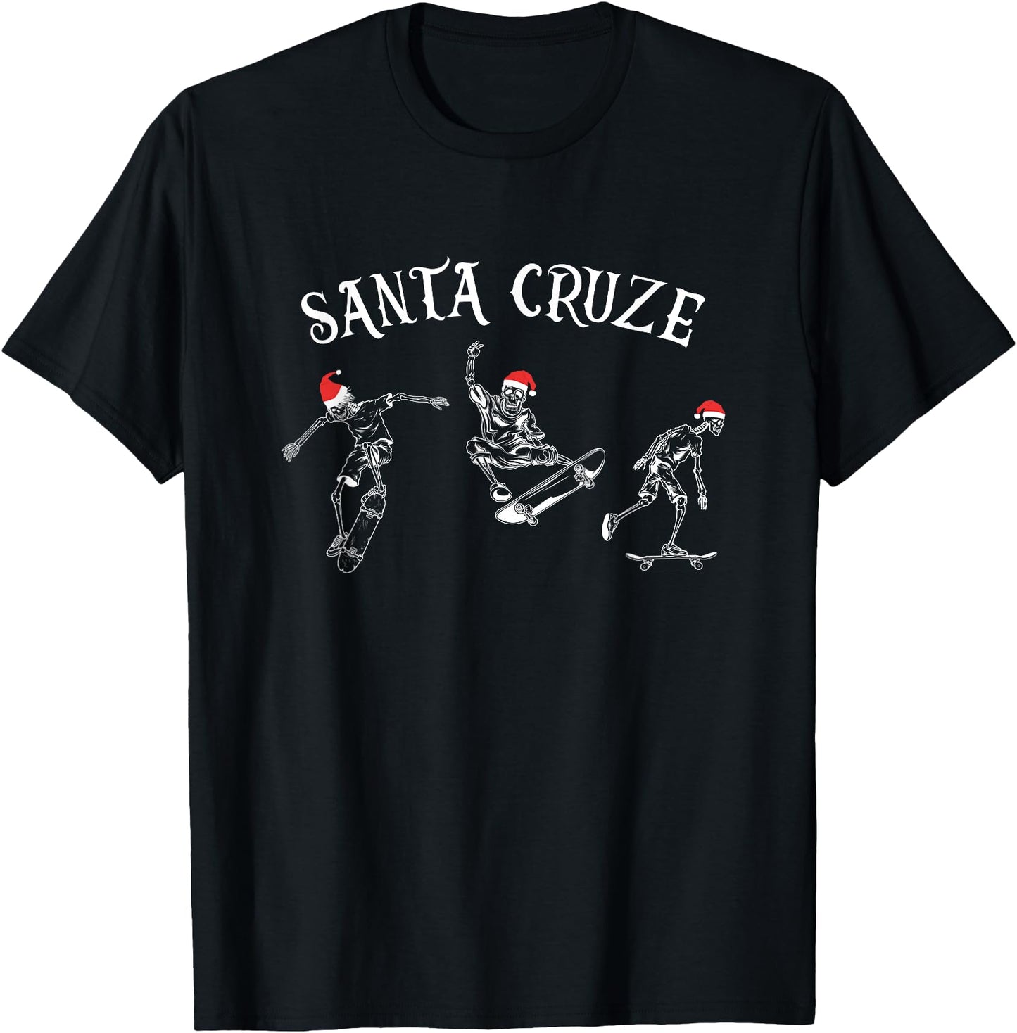 Santa Cruze Skater Skateboarding Christmas Halloween Costume
