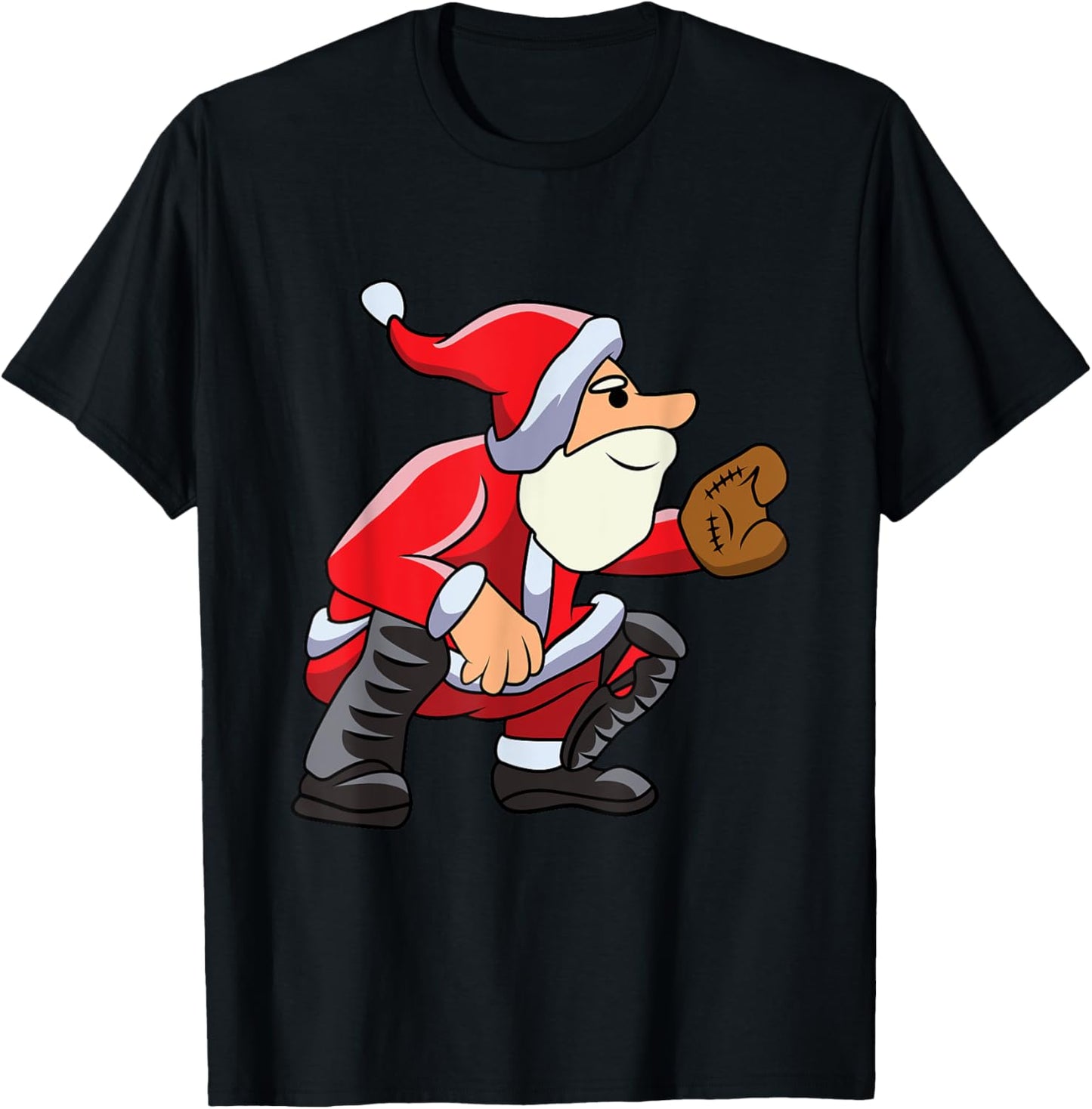 Catcher Baseball Santa Christmas Sport Xmas Pajama Boys Kids