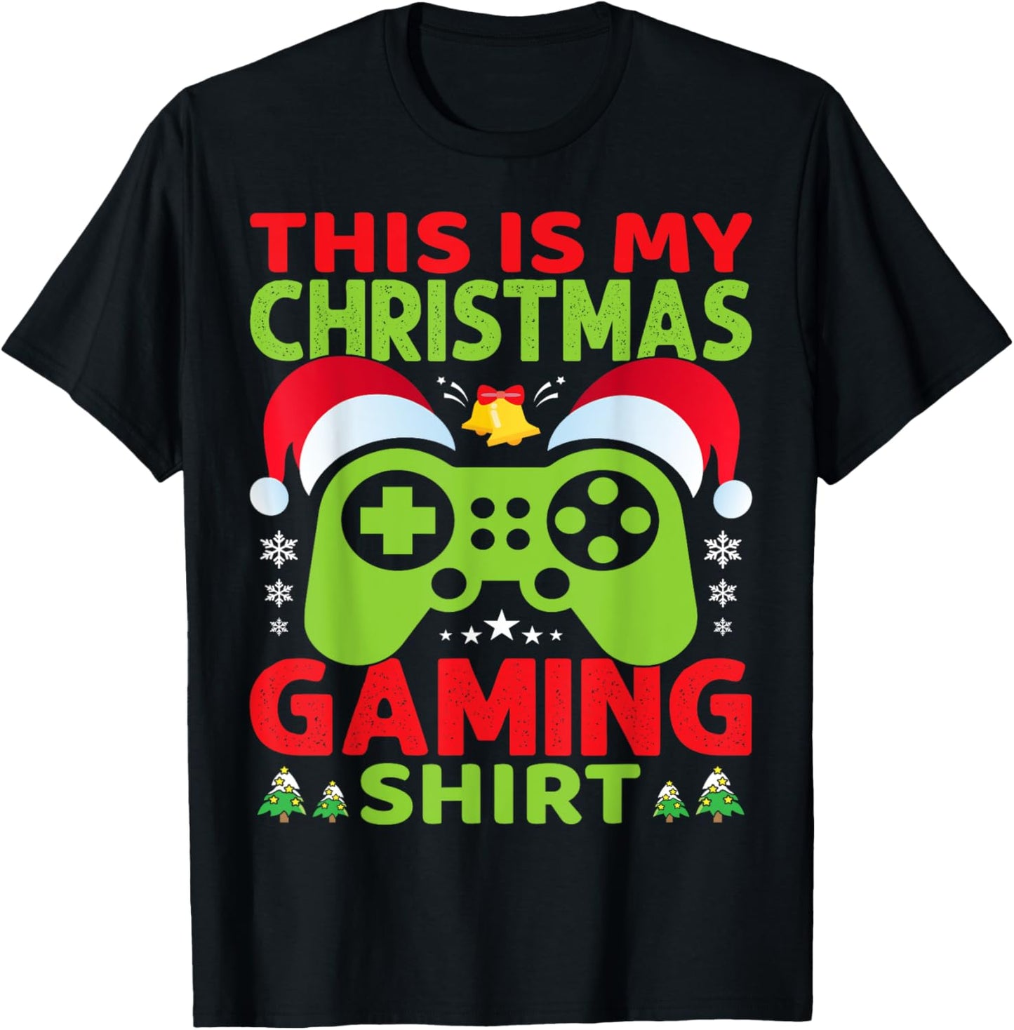 This Is My Video Gaming Christmas Shirt Gamer Gaming Xmas
