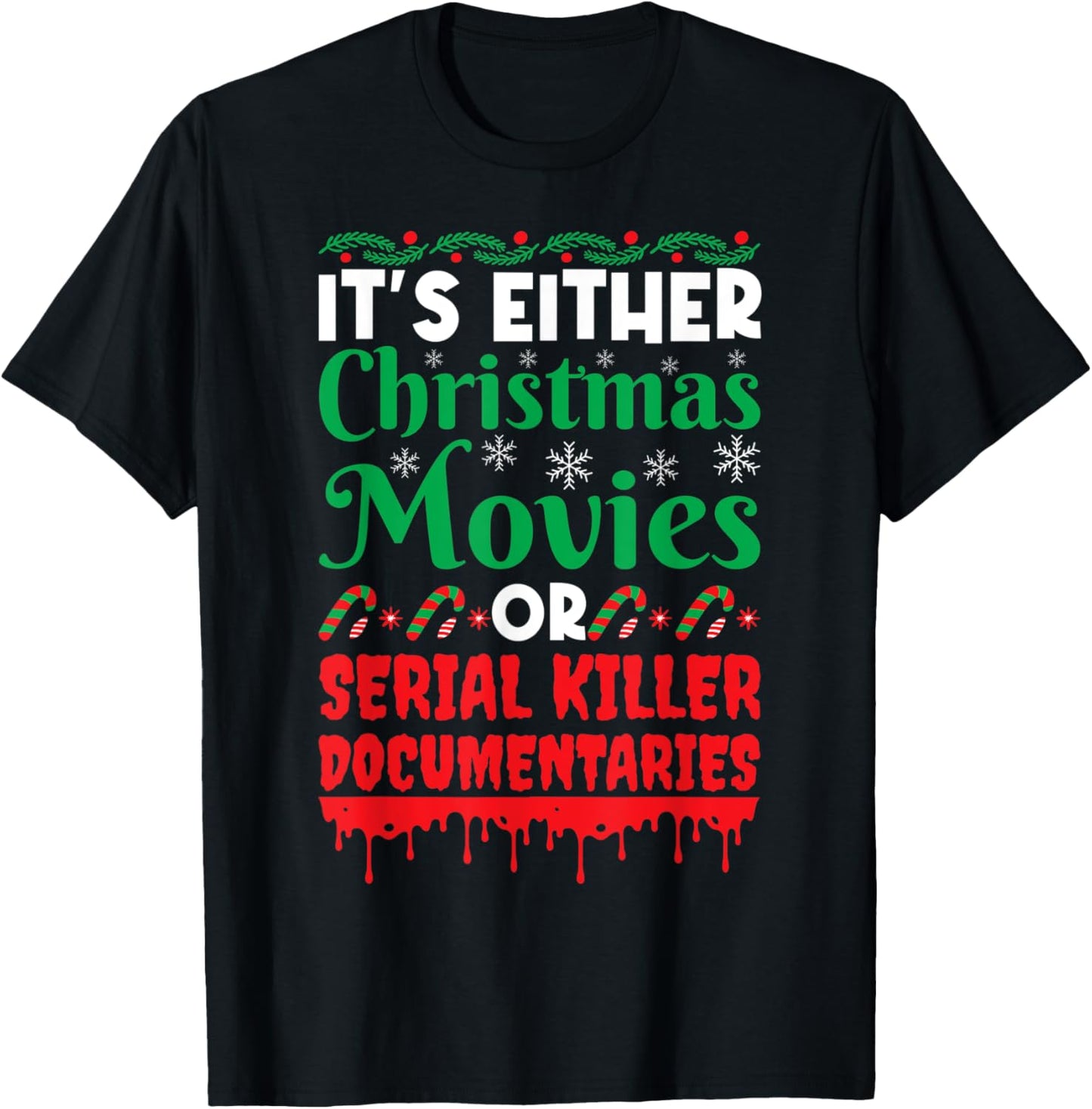 Sleighin Or Slayin Christmas Movie Funny Xmas PJs Pajamas