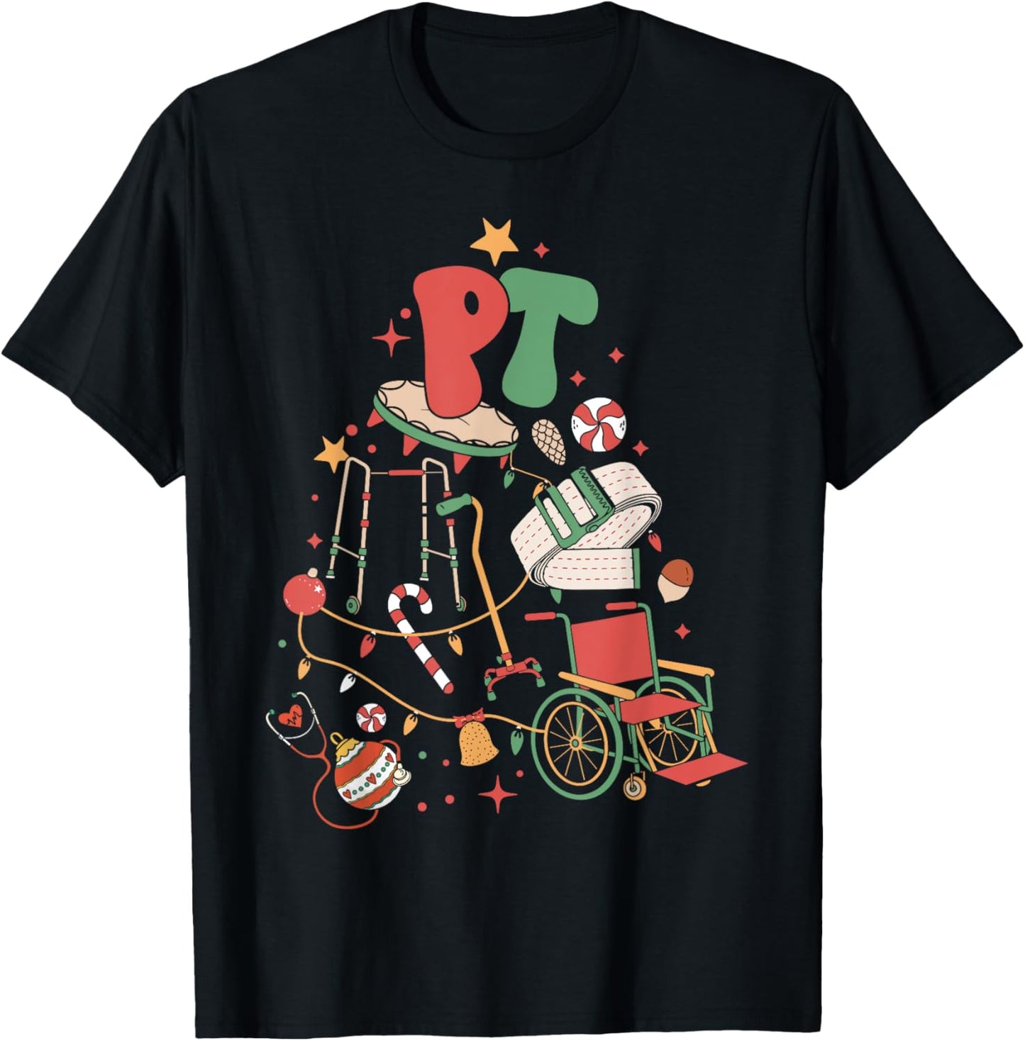 Physical Therapy Christmas PT Therapist Christmas Tree xmas
