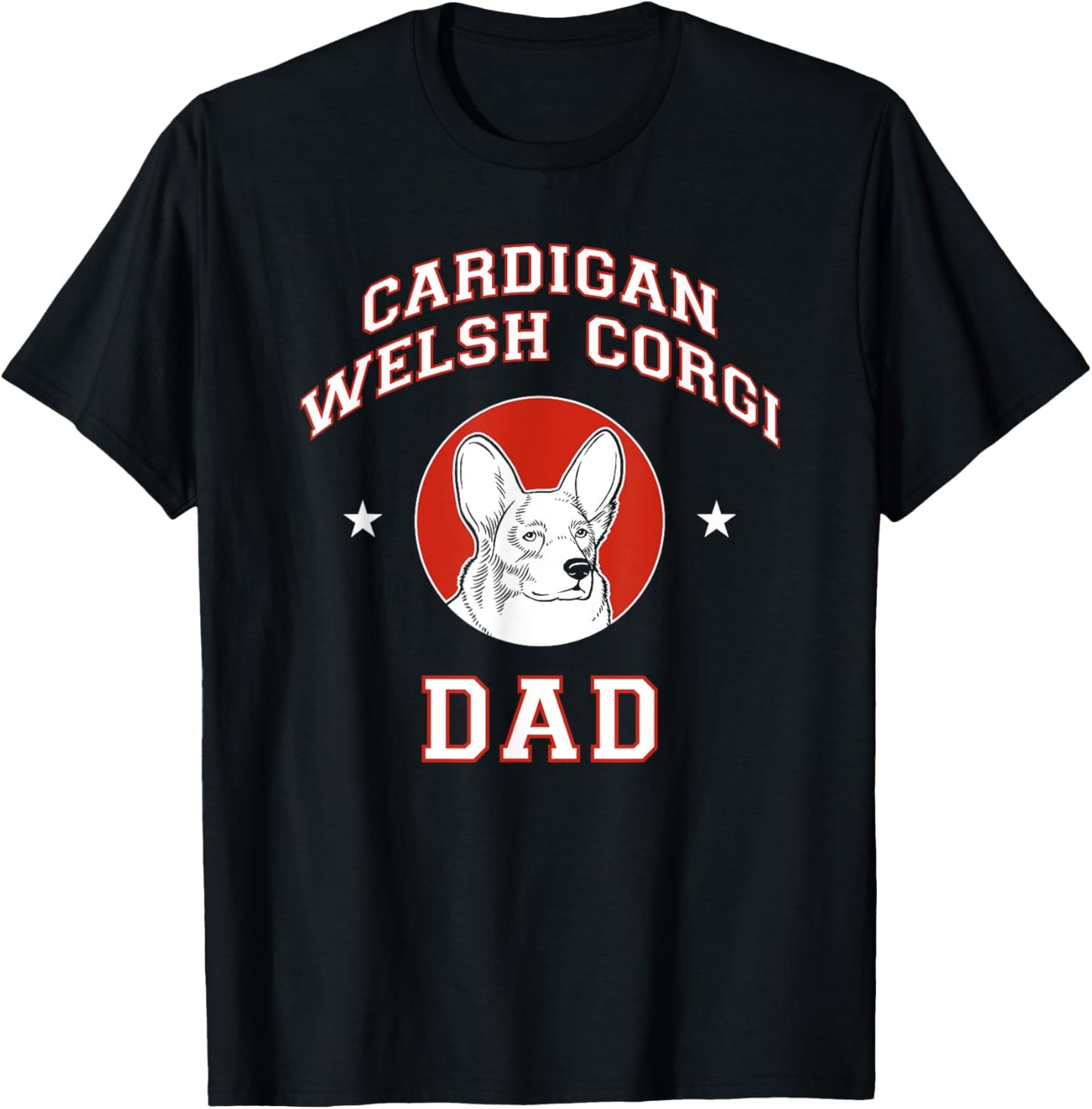Cardigan Welsh Corgi Dad Dog Father T-Shirt