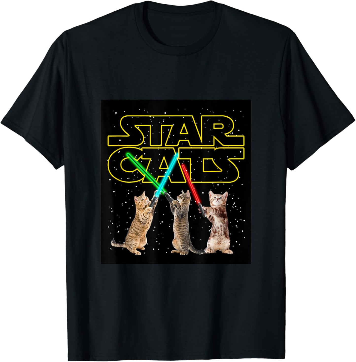 Cool Funny Cats Play in Space Cartoon Anime Graphic Designs