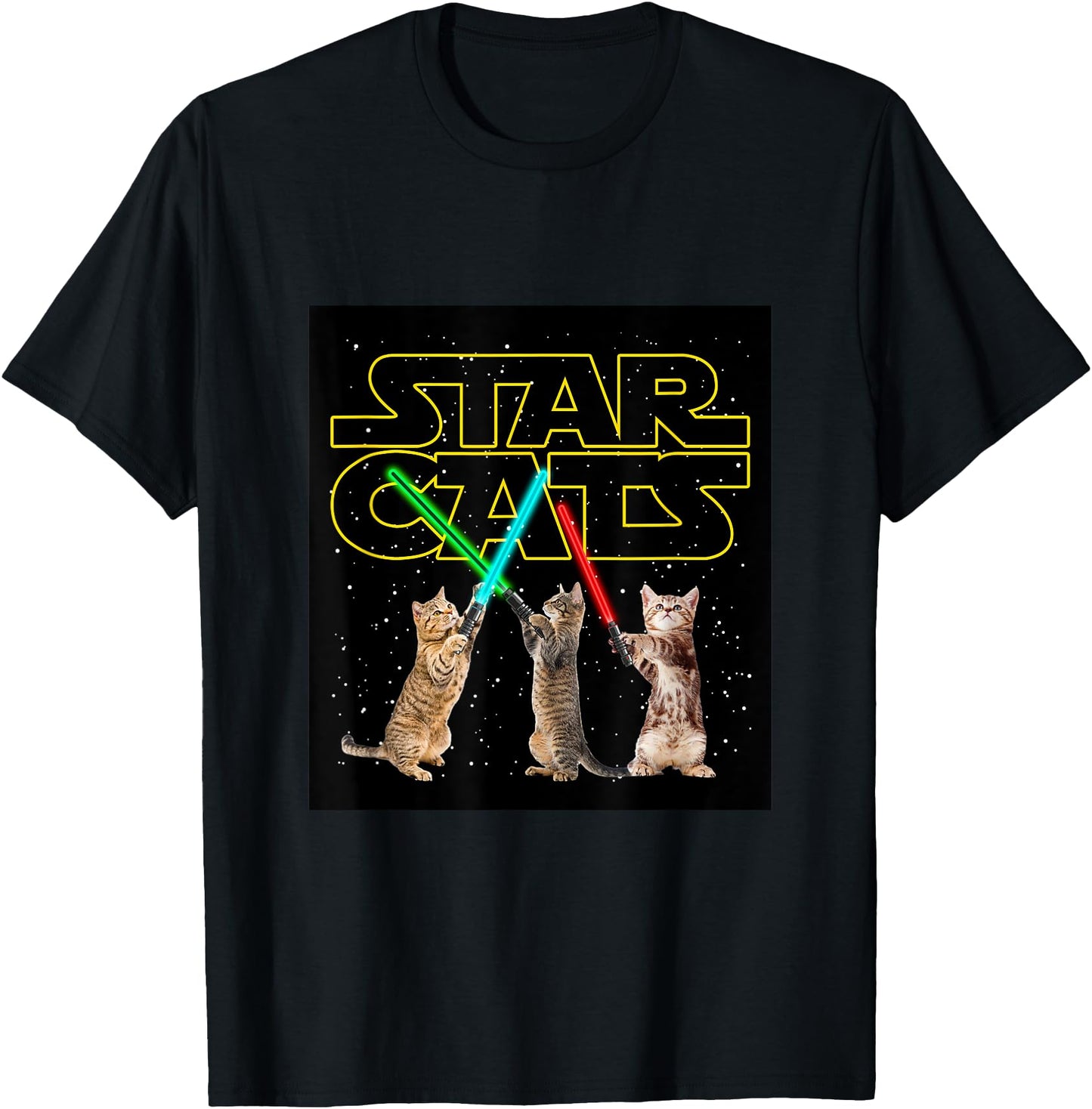 Cool Funny Cats Play in Space Cartoon Anime Graphic Designs