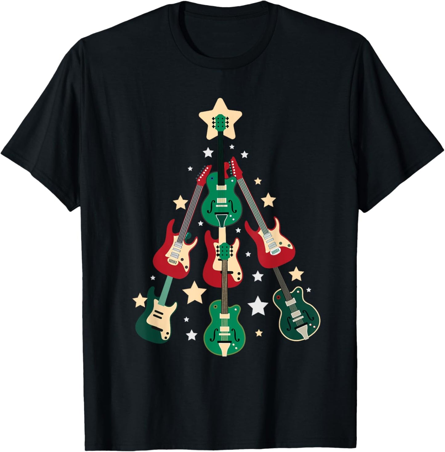 Cool Christmas Guitar tree for music Lovers Xmas