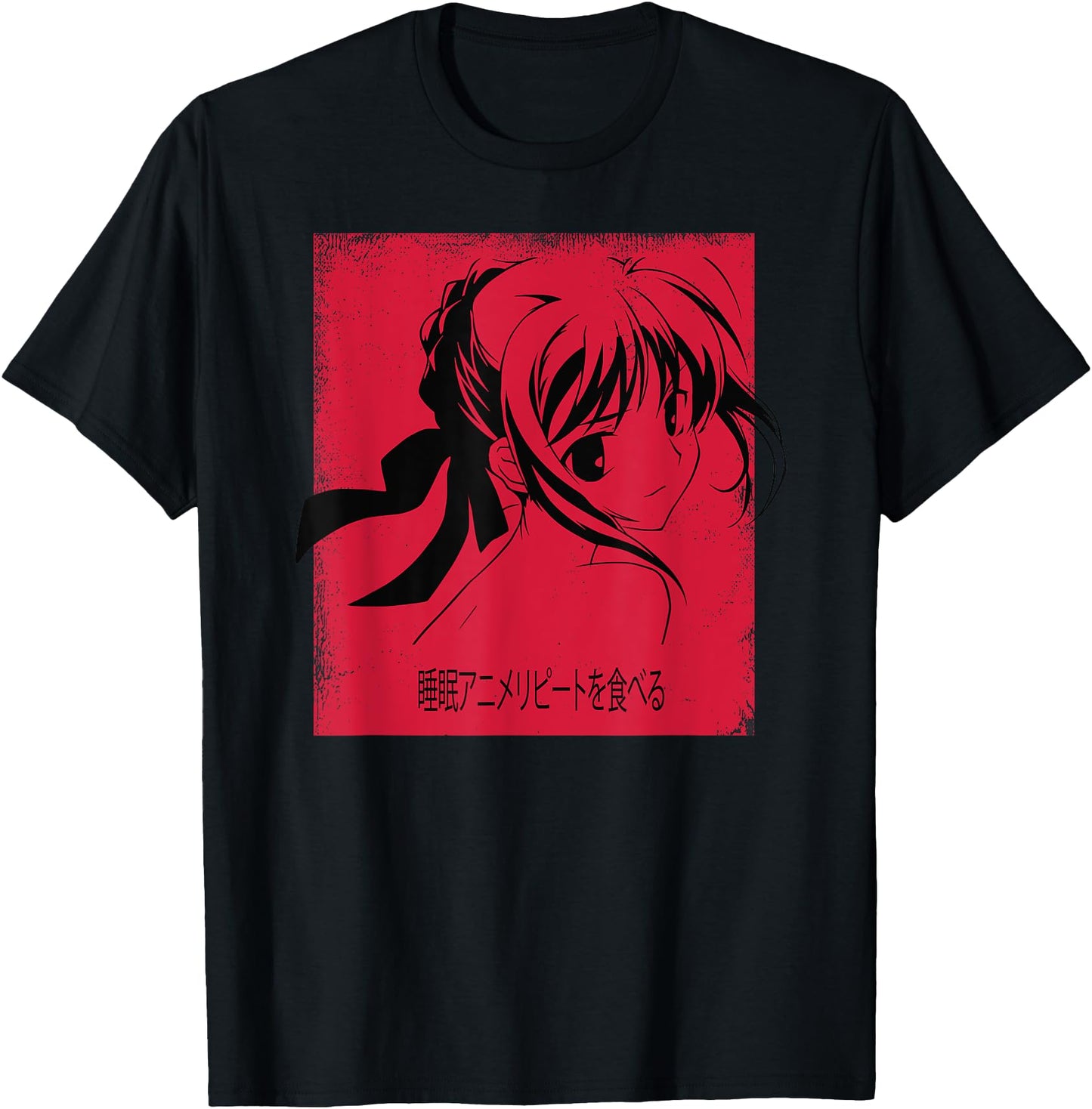 Japanese Anime Shirts Men Women, Aesthetic Anime Manga Girl