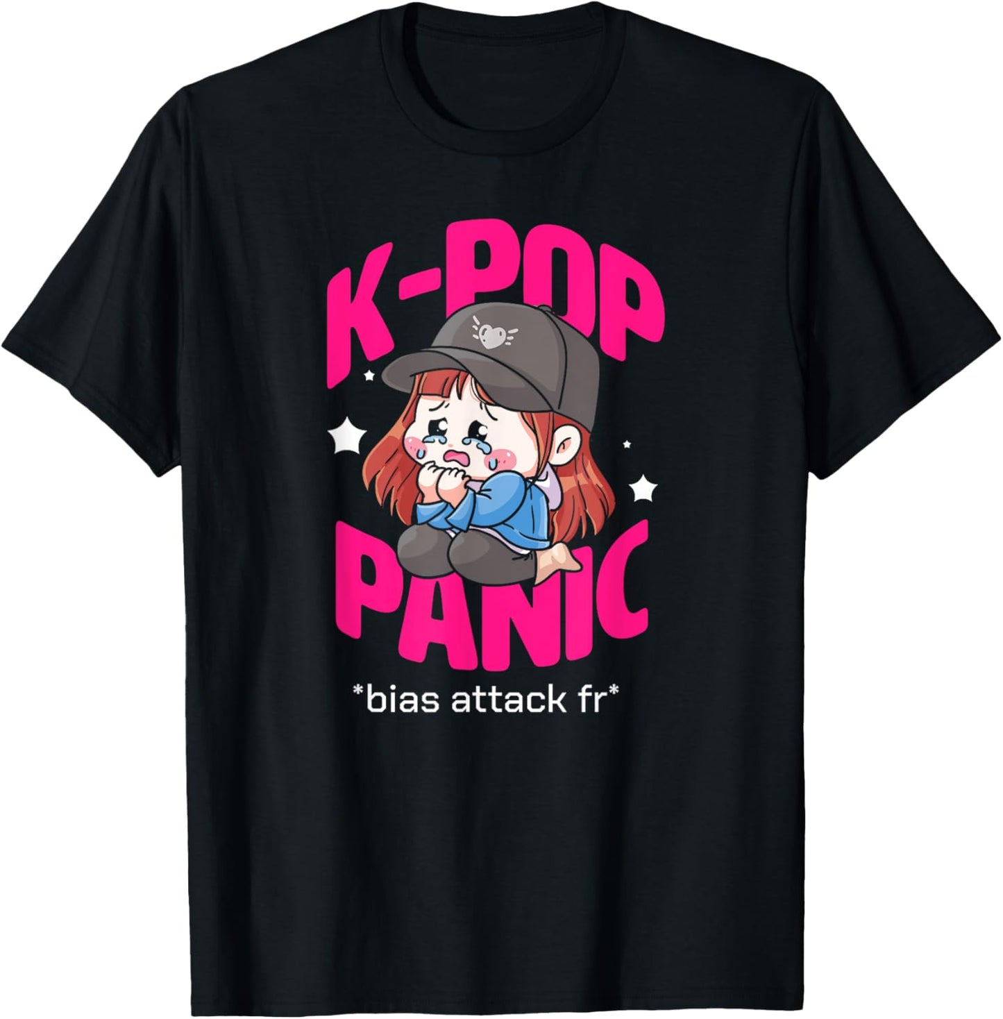 Bias Attack \u2013 Funny K-pop Stan Flustered Chibi Girl