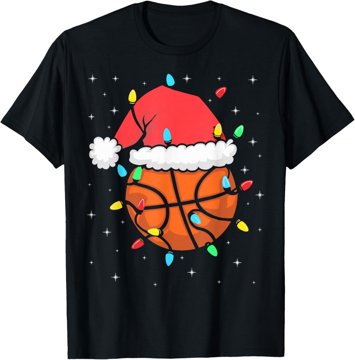Funny Basketball Player Xmas Santa Hat Basketball Christmas