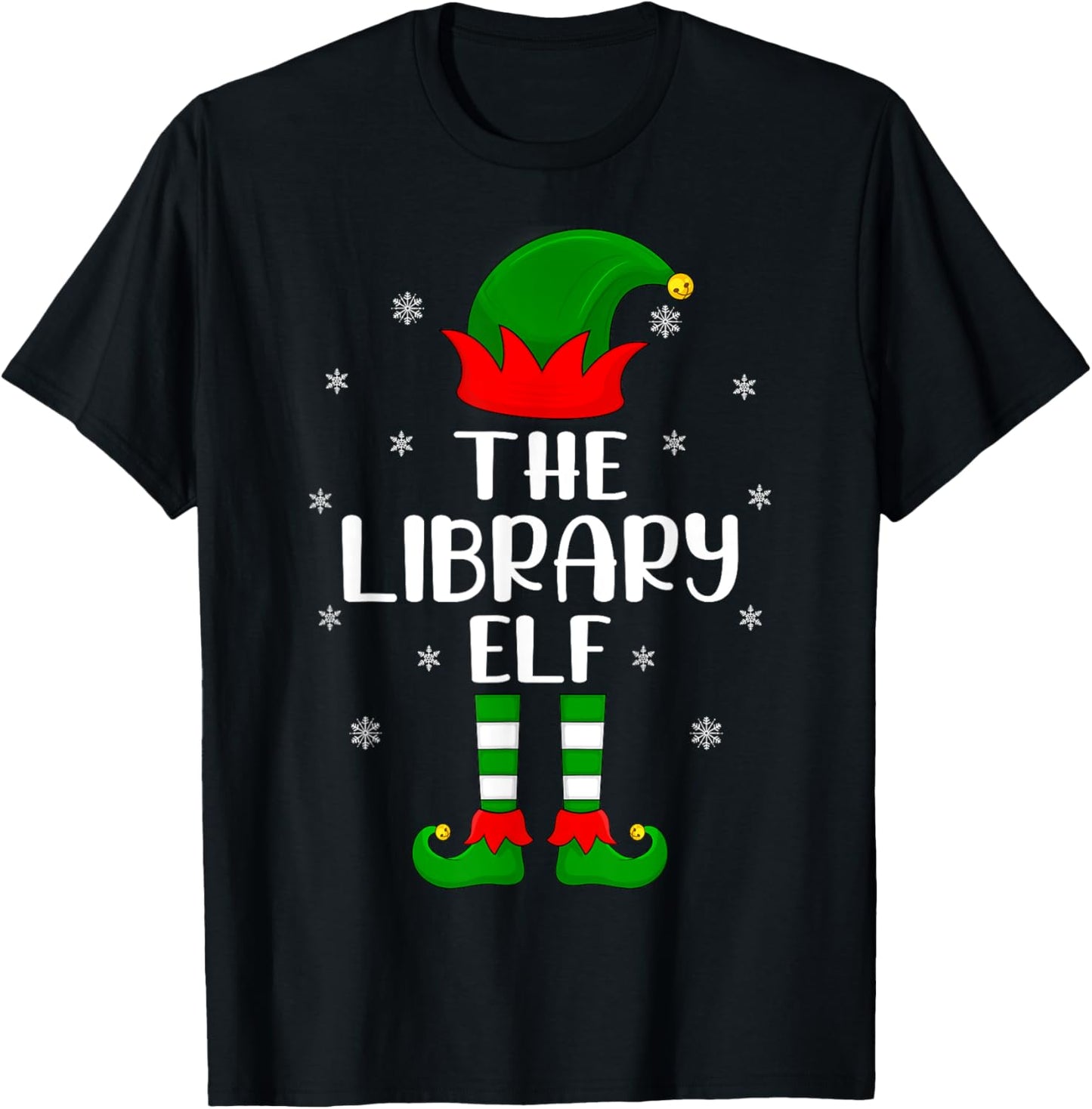 The Library Elf Christmas Party Matching Family Xmas