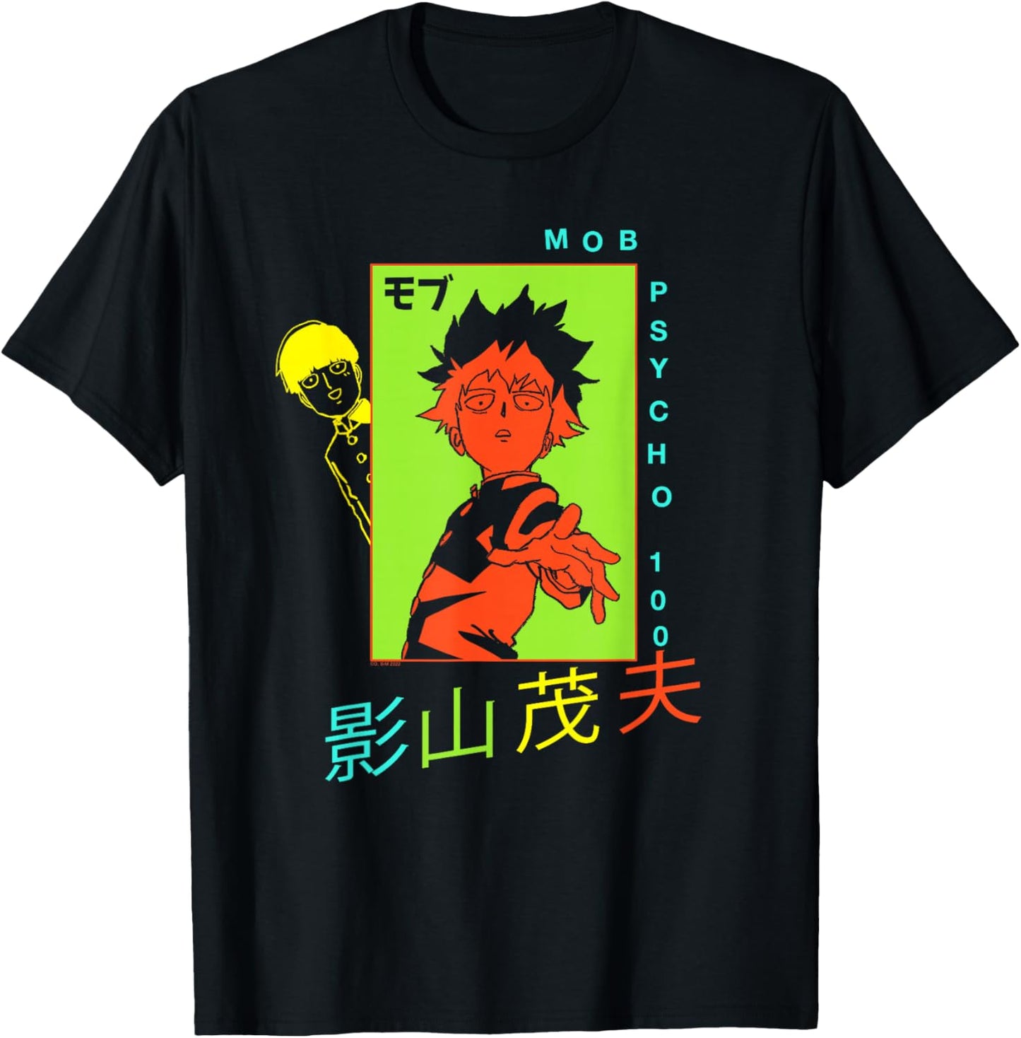 Mob Psycho 100 Neon Colors Collage Anime