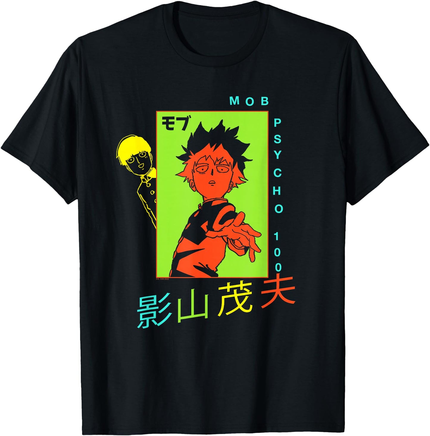 Mob Psycho 100 Neon Colors Collage Anime