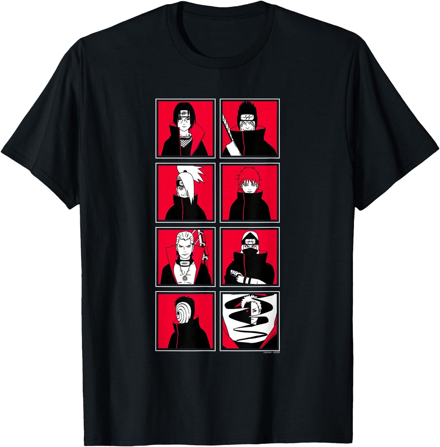 Naruto Shippuden Akatsuki Character Frames Pop Art Anime