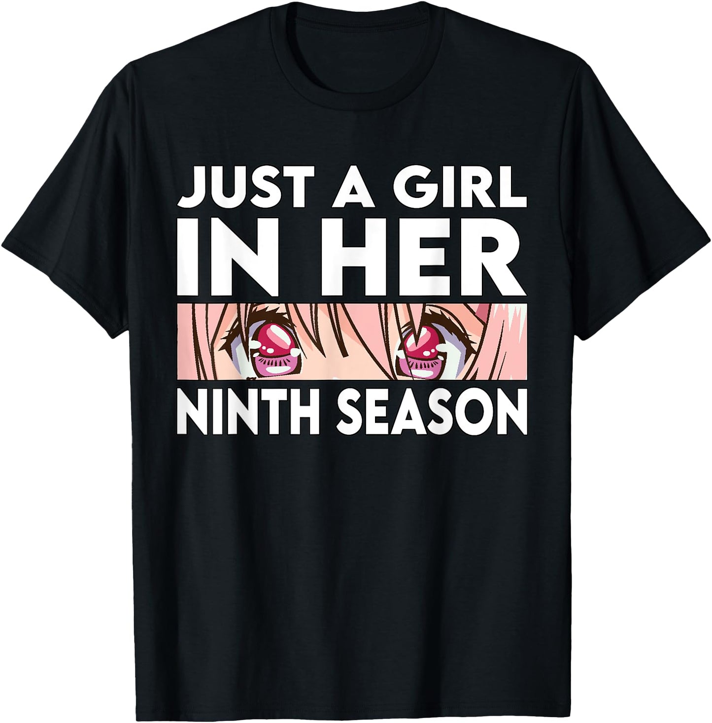 Anime Shirt for 9 Year Old Girls Ninth Season Birthday