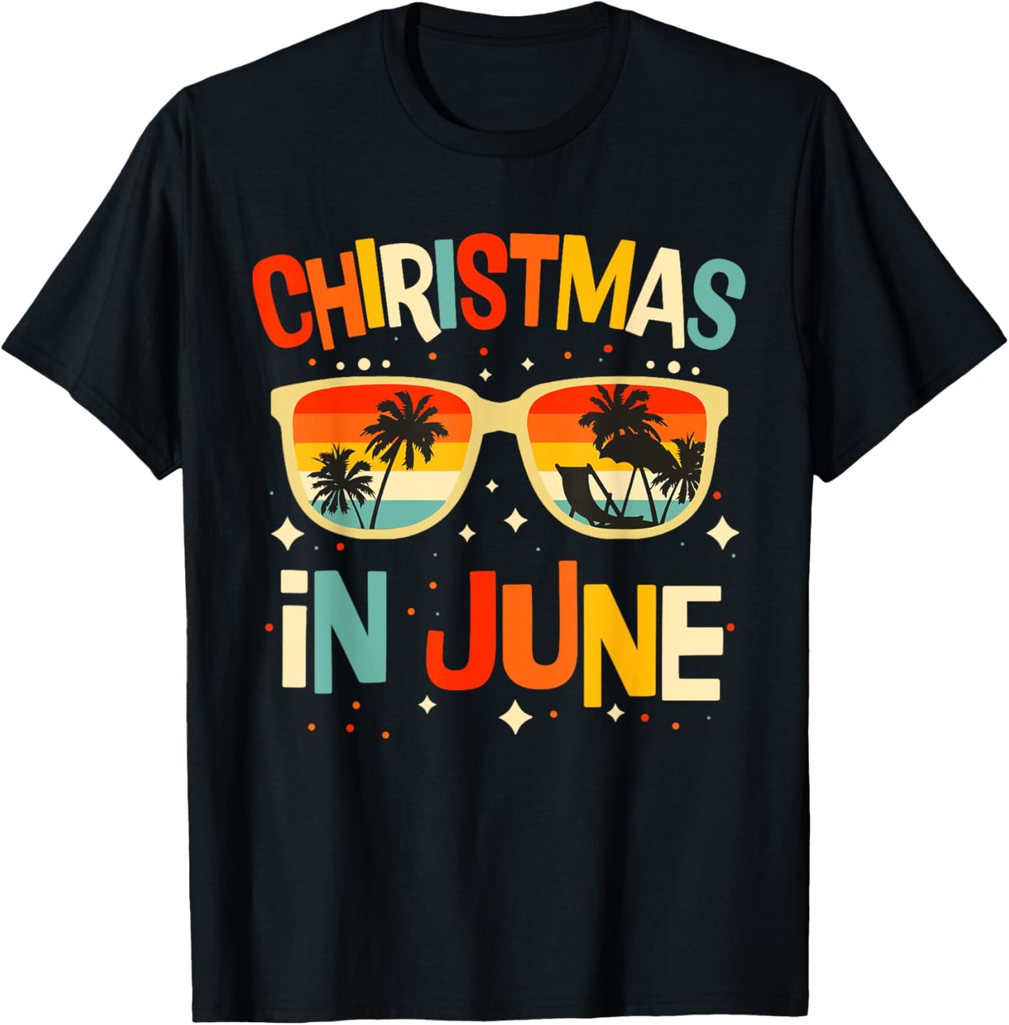 Christmas In June Sunglasses Funny Summer Vacation Xmas