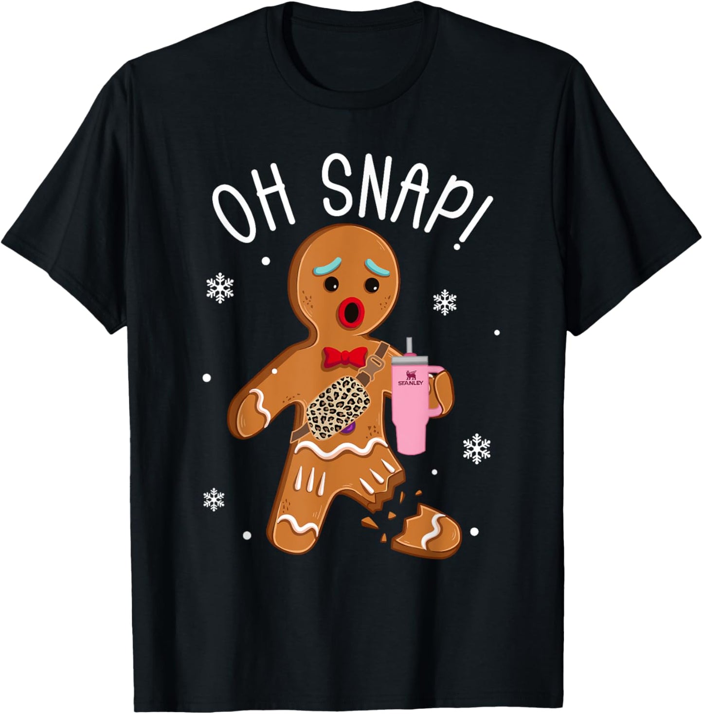 Oh Snap Gingerbread Stanley Tumbler Belt Bag Christmas Xmas