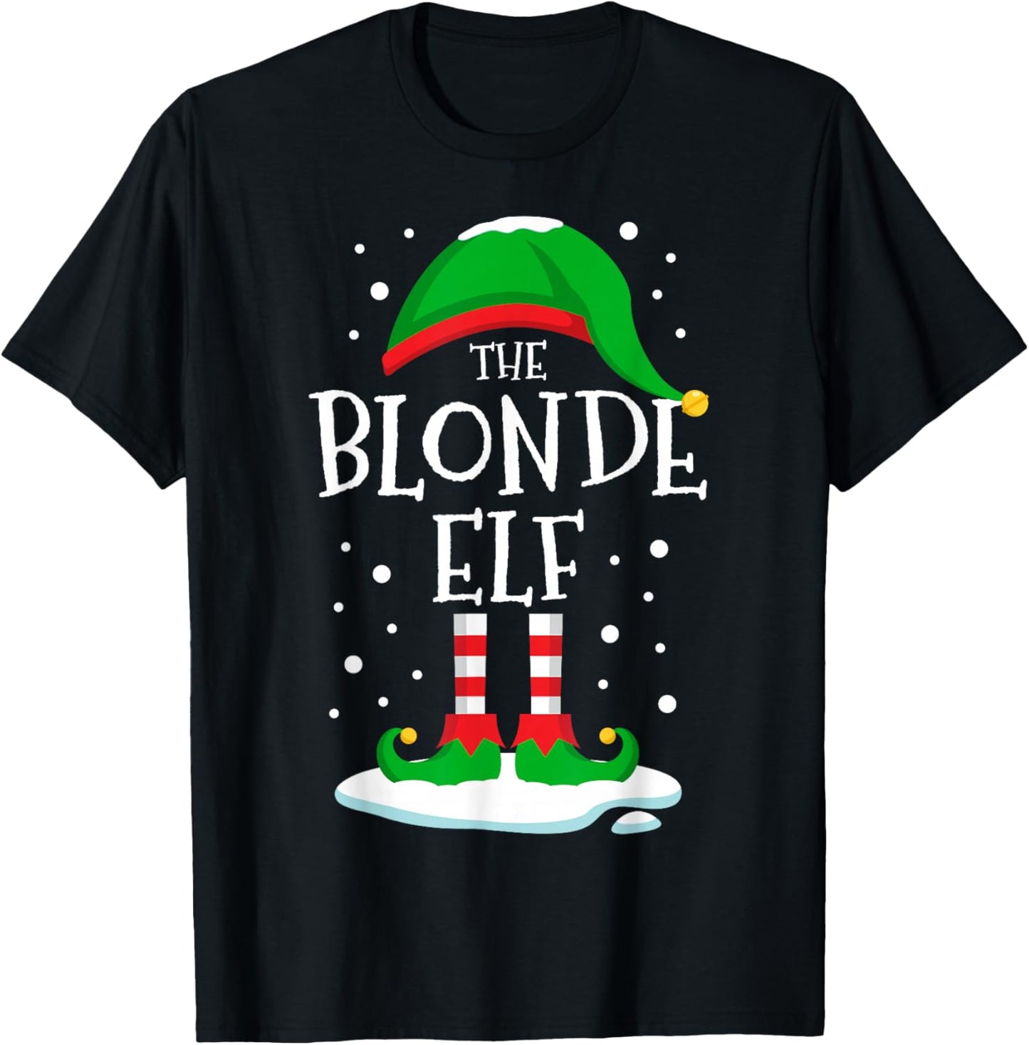 The Blonde Elf Christmas Family Matching Xmas Group Funny