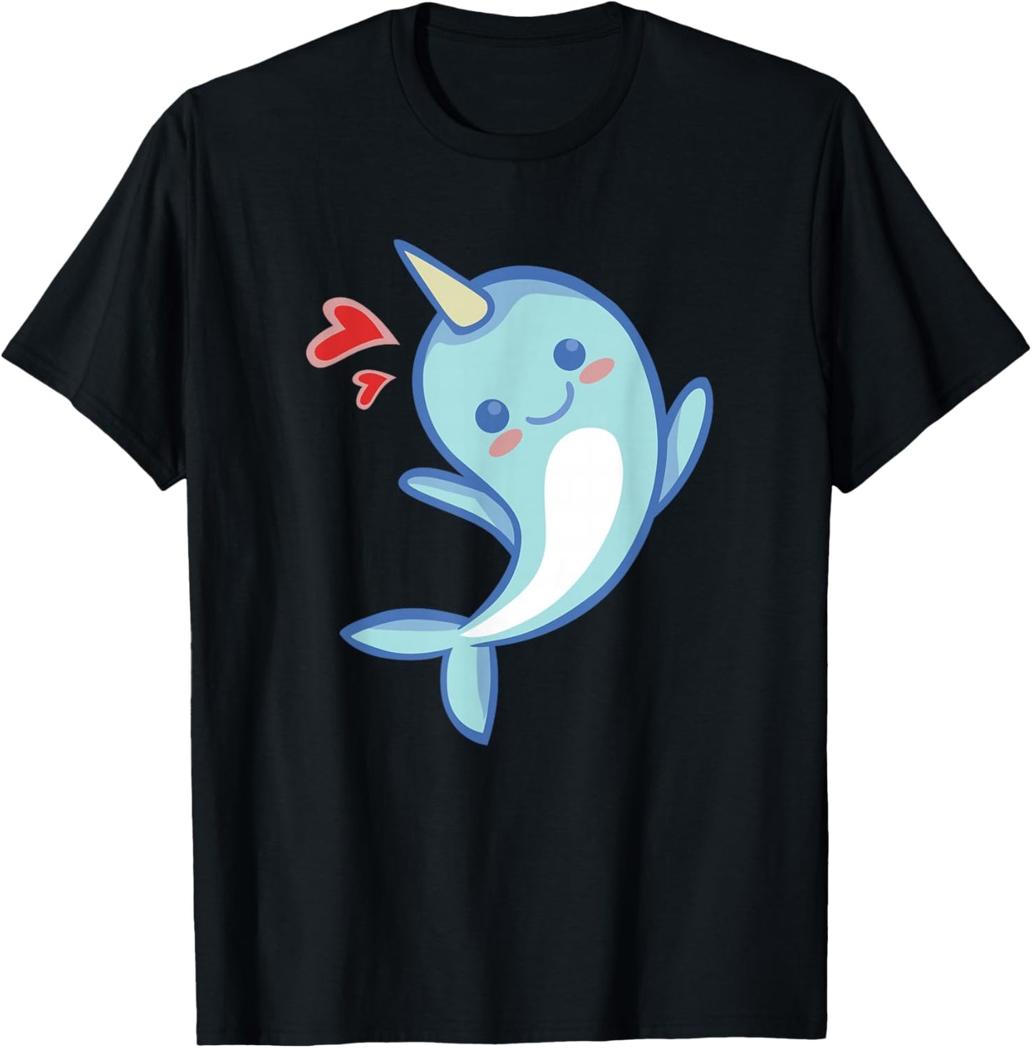 Cute Narwhal Shirt Chibi Unicorn of the Sea Animal Whale