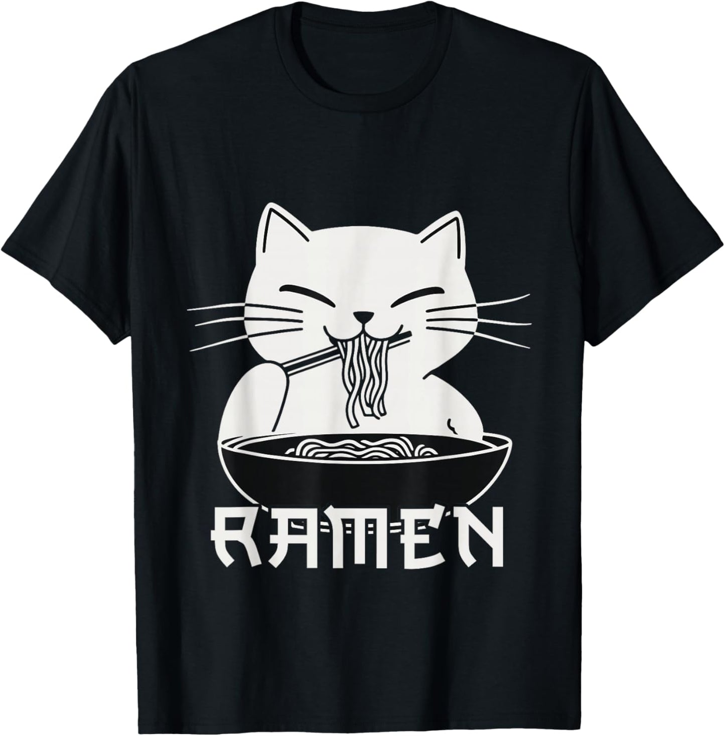 Kawaii Noodles Soup Anime Japanese Ramen Cat Teens Girls