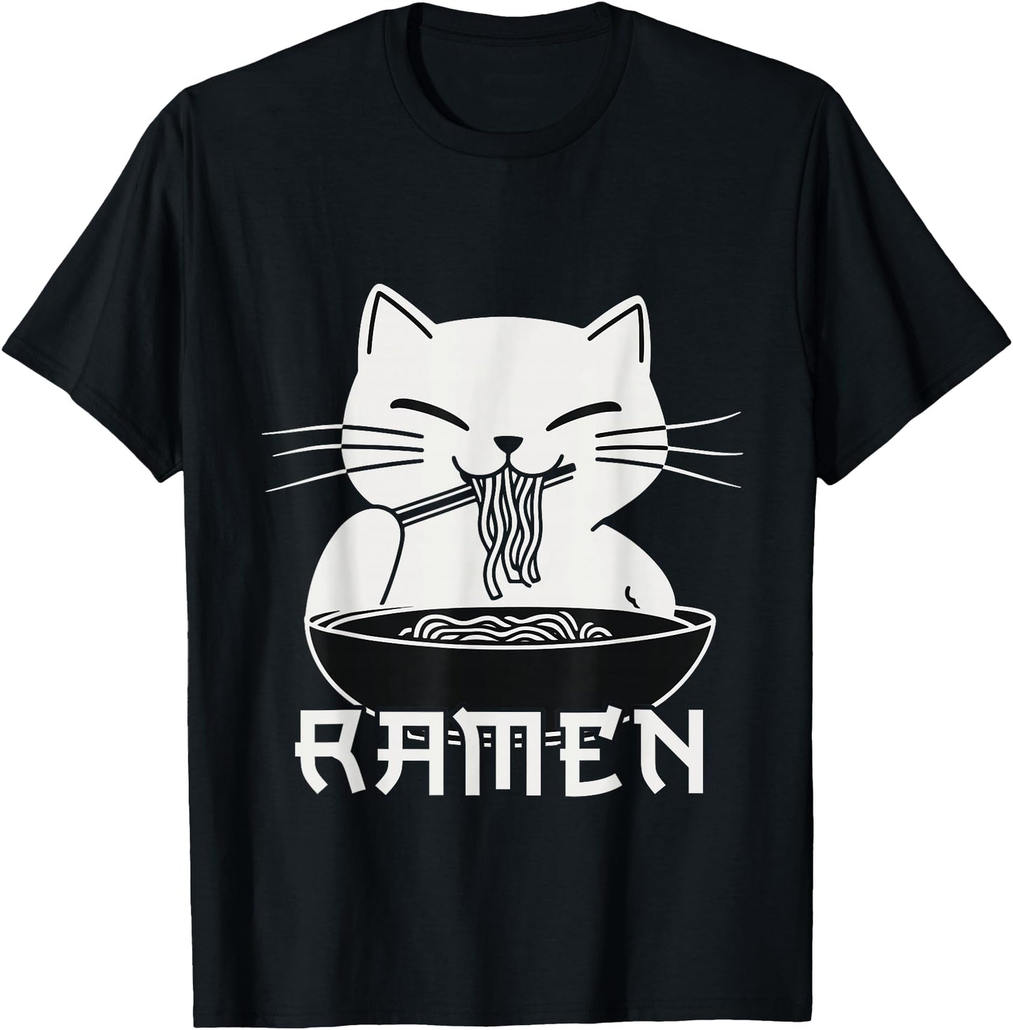Kawaii Noodles Soup Anime Japanese Ramen Cat Teens Girls