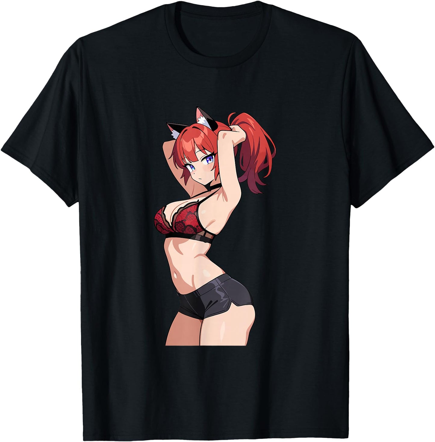 Waifu Sexy Anime Girl Hot Neko Cat Girl Japanese Style