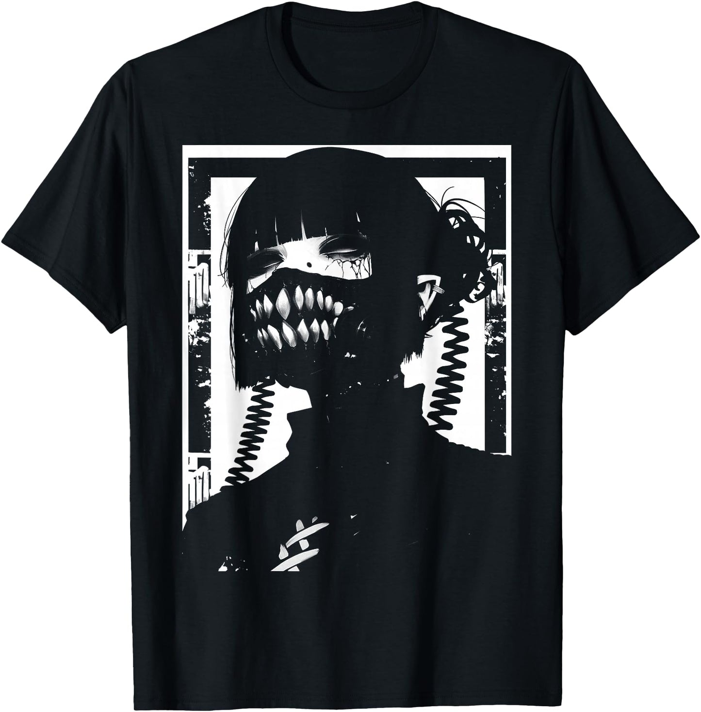Horror Techwear Ghoul Girl Cybergoth Gothic Anime Manga