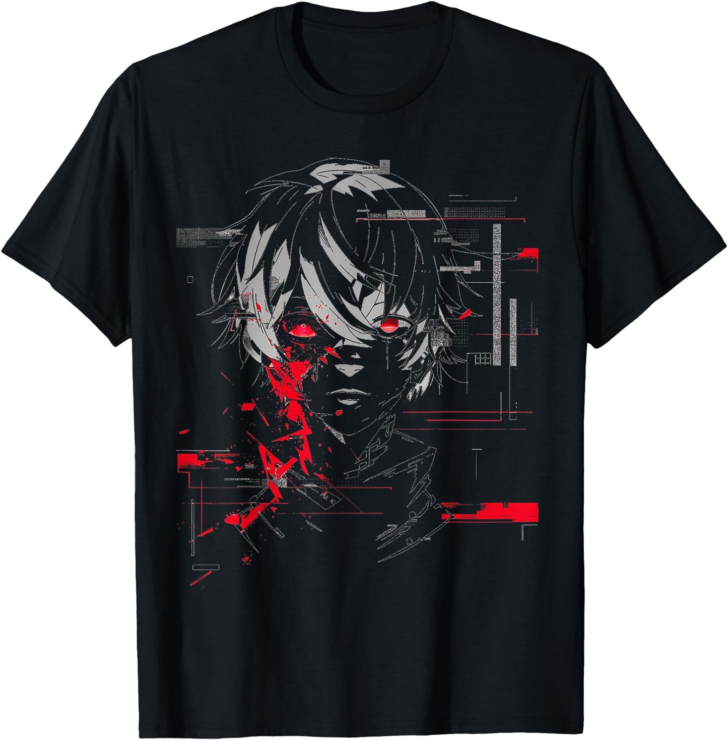 Anime Manga Motif Red-Eyes Artwork Anime
