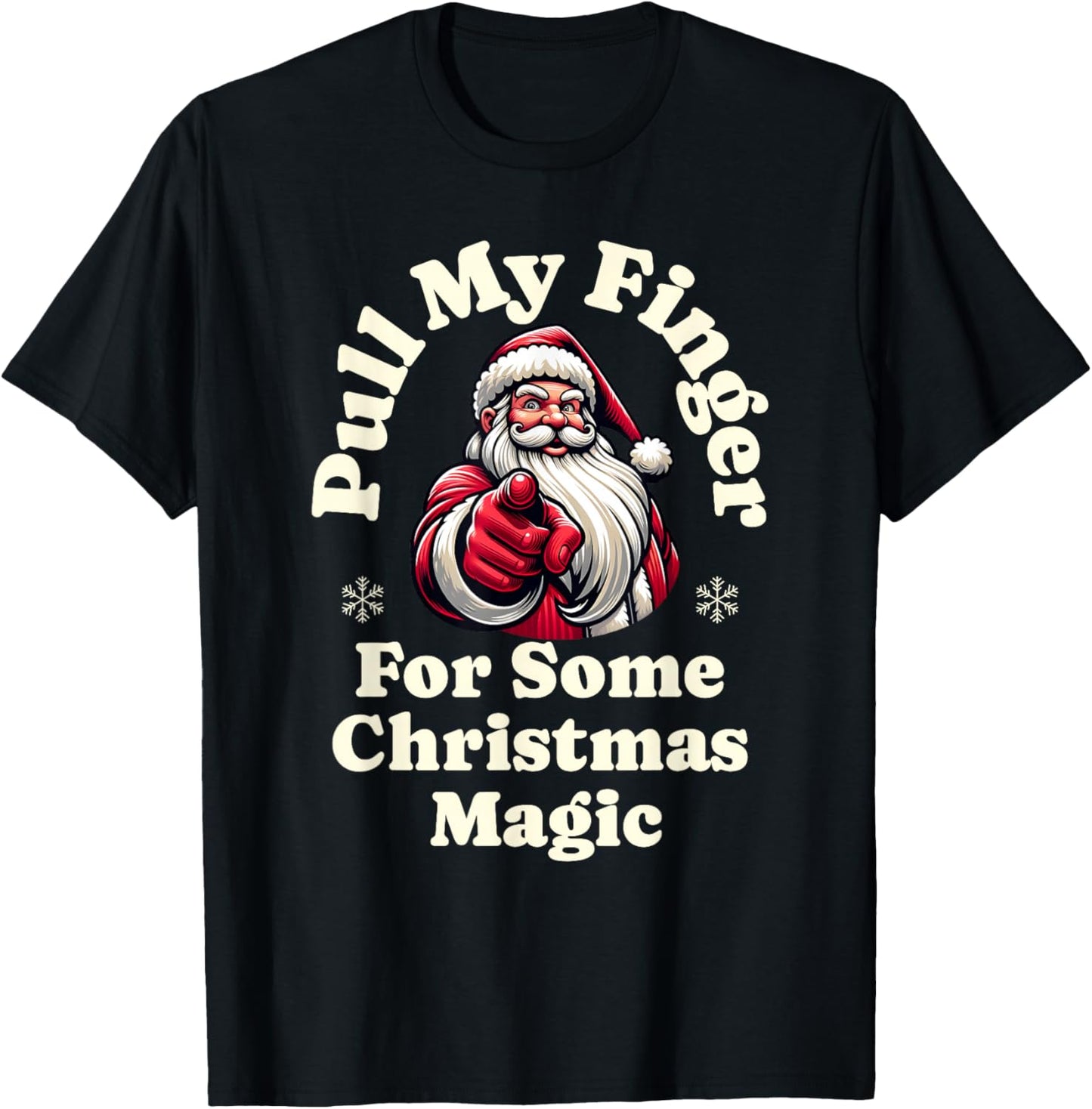 Santa, Pull My Finger, Christmas Holiday Fart Joke