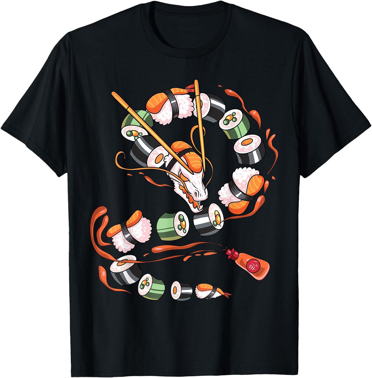 Sushi Dragon Roll Japanese Food Kawaii Dragon Anime Sushi