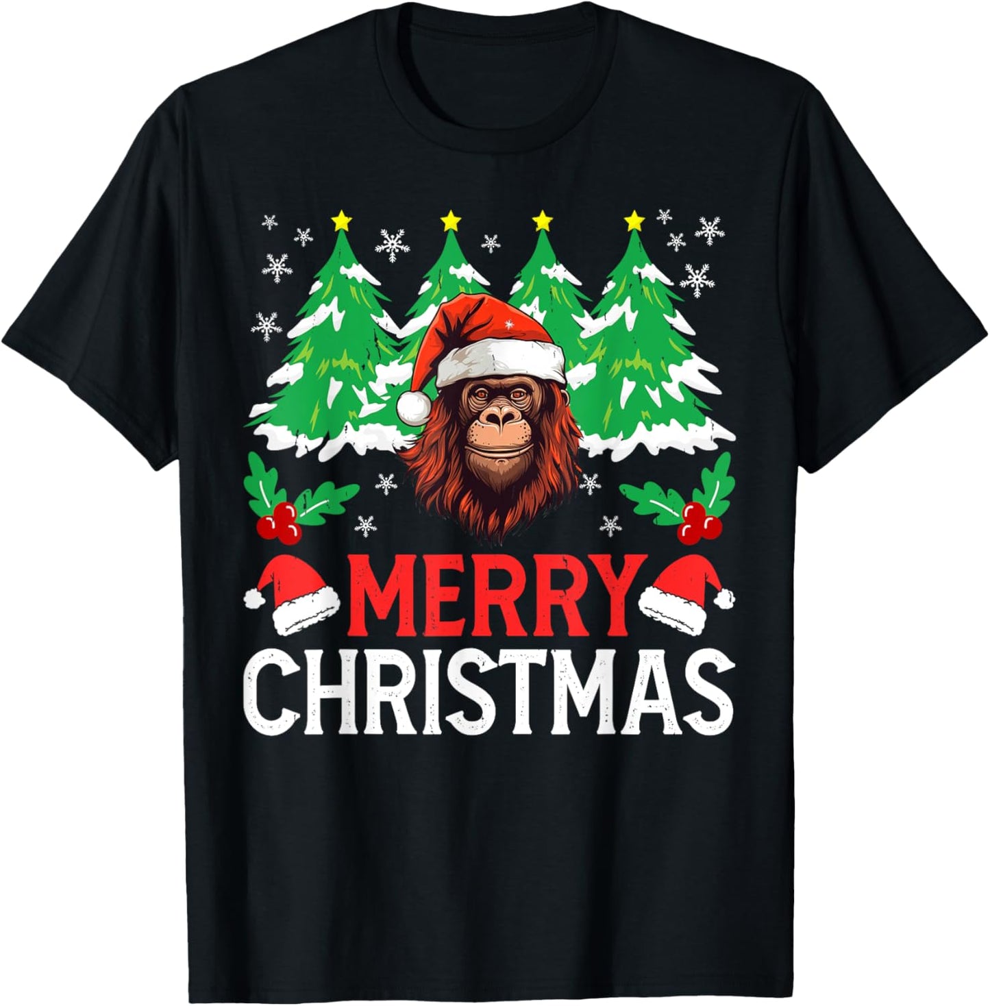 Orangutan Christmas Pajama Costume for Xmas Holiday