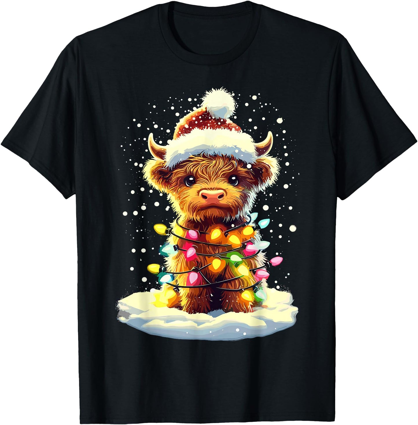 Christmas Xmas Highland Cow